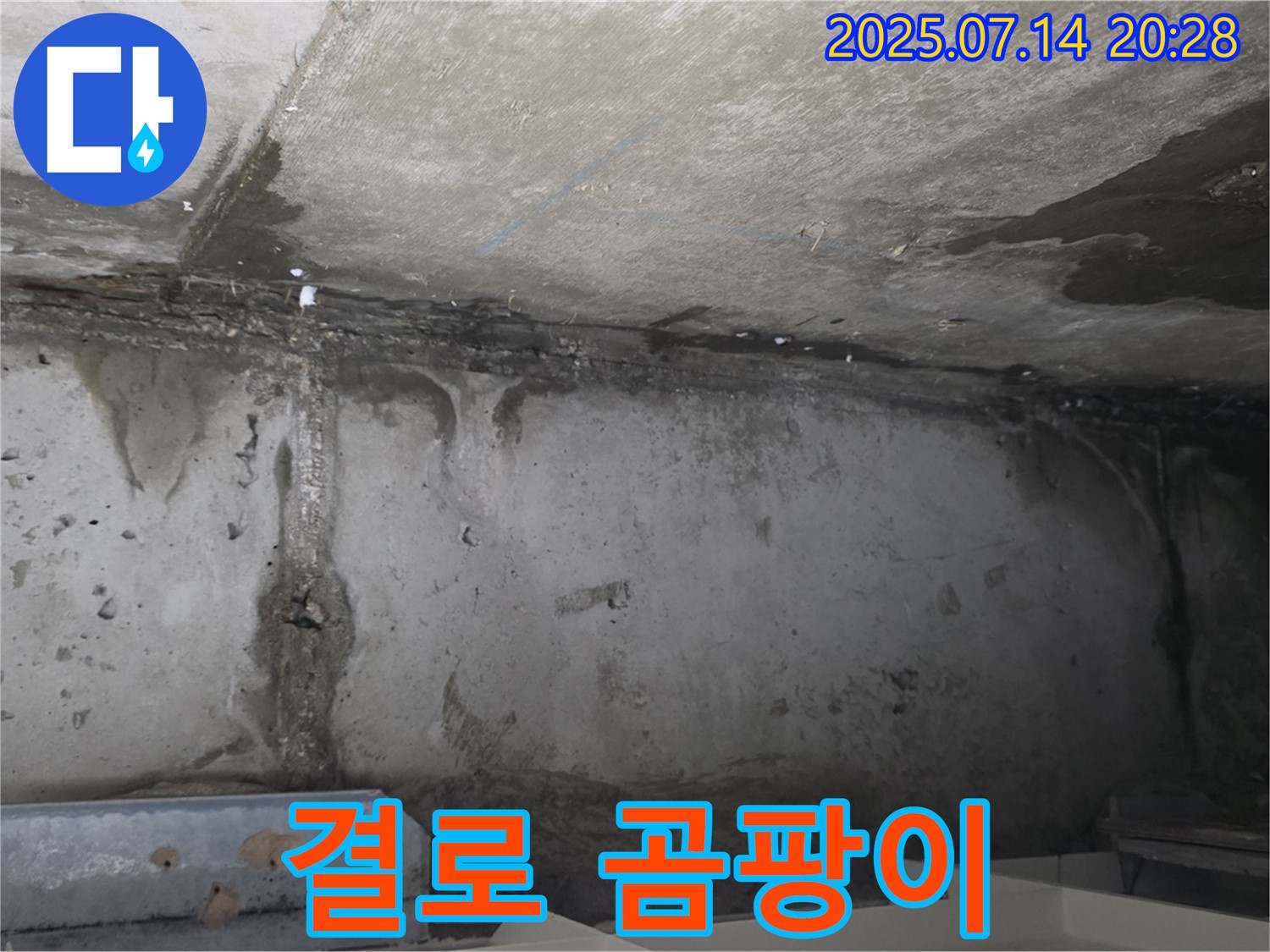 남양주 오남읍 두산아파트 주차장 - 결로와 곰팡이 무료 점검