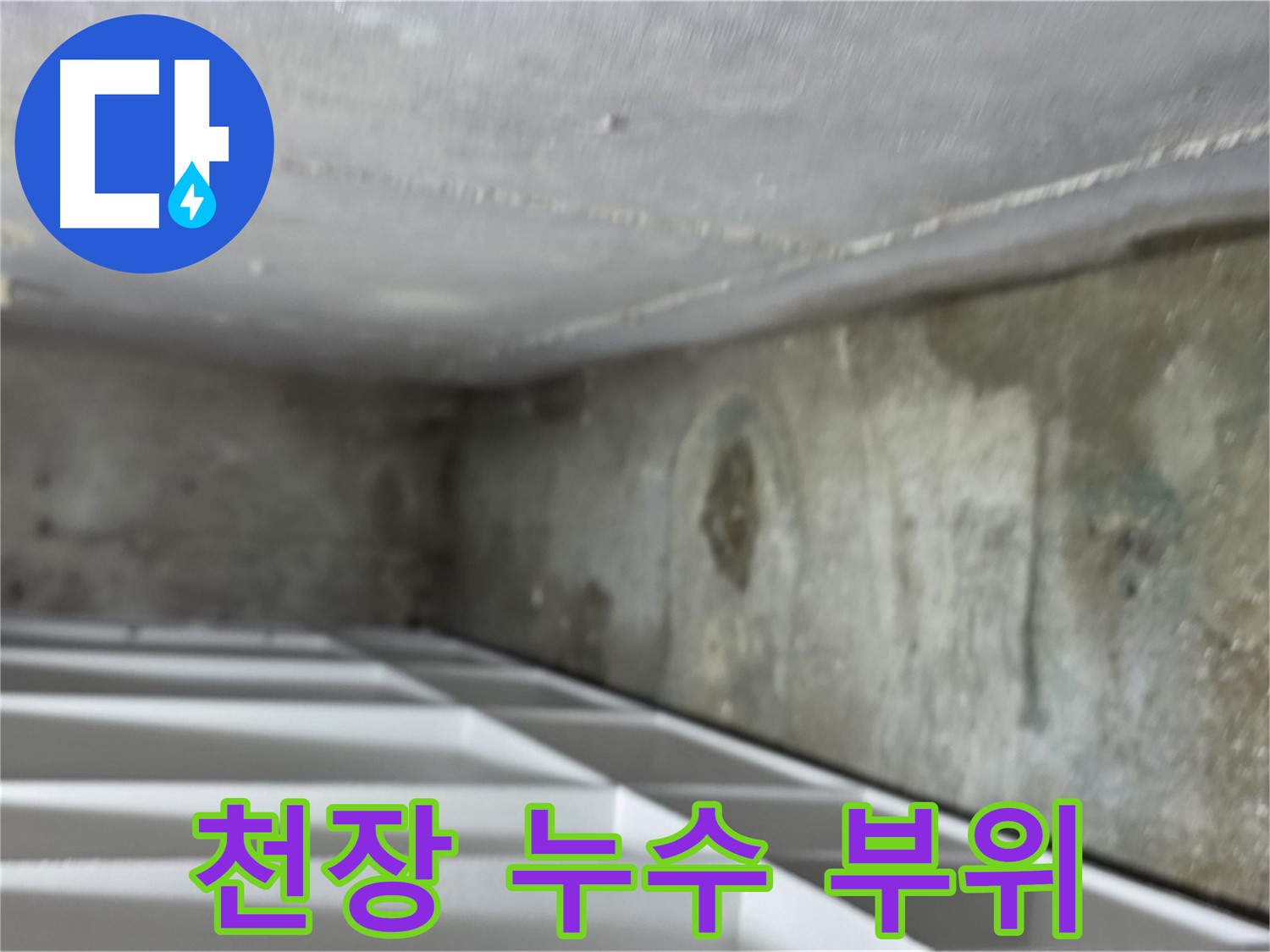 김포 사우동 빌라 누수 - 천장 누수 부위 집중 점검
