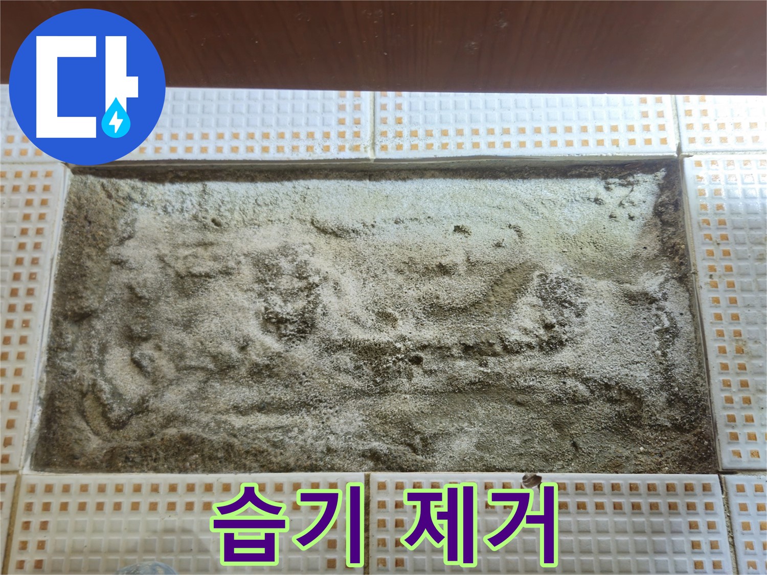 바닥 철거 후 습기 제거