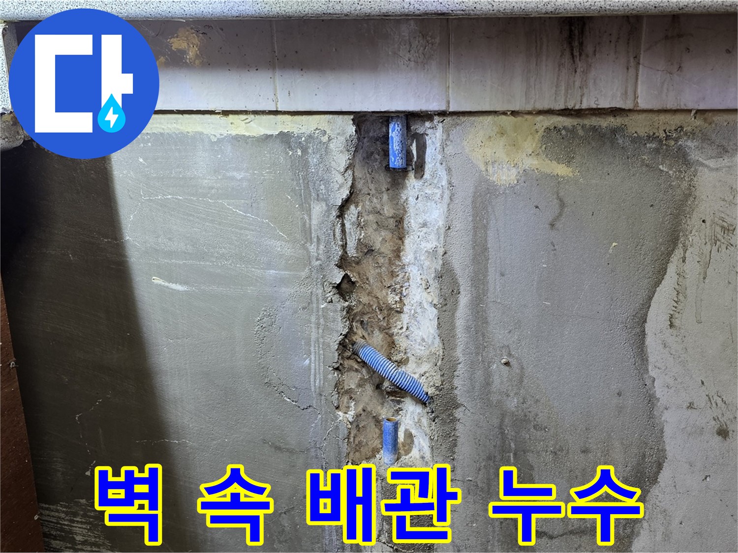 벽 속 배관 누수 - 정밀 탐지로 문제 해결