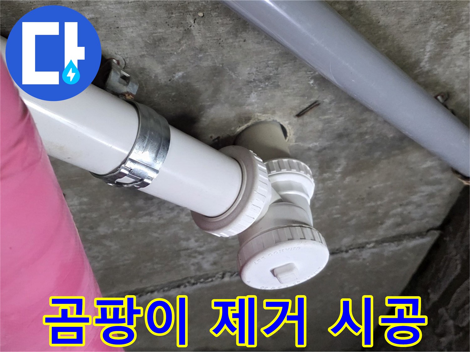 남양주 화도읍 두산아파트 - 누수 부위 주변 곰팡이까지 말끔하게 제거