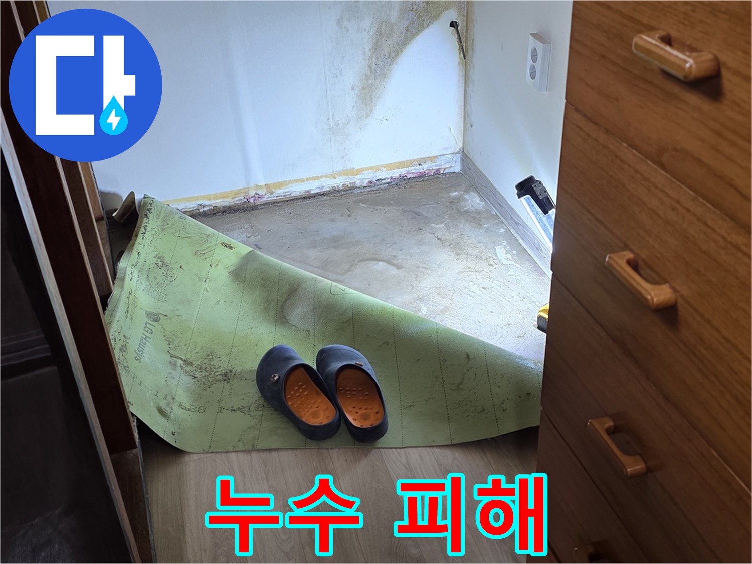 누수로 인한 피해 - 신속한 해결이 중요합니다.
