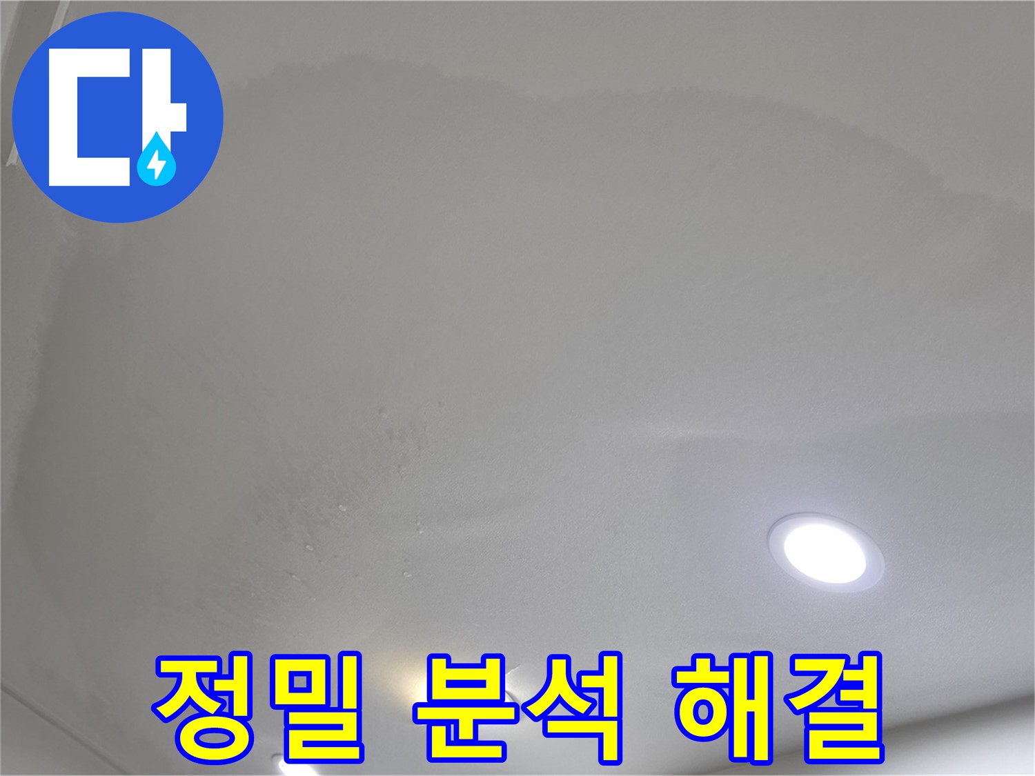 삼숭동 누수 탐지 - 축축한 천장, 정밀 분석