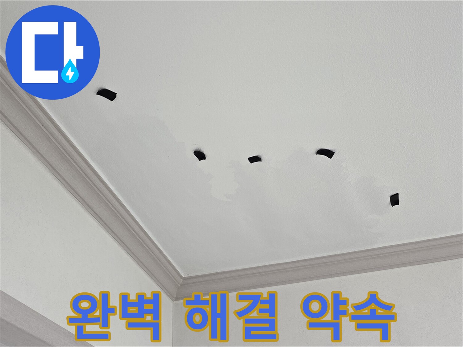 완벽한 천장 누수 해결 약속 - 고객 신뢰