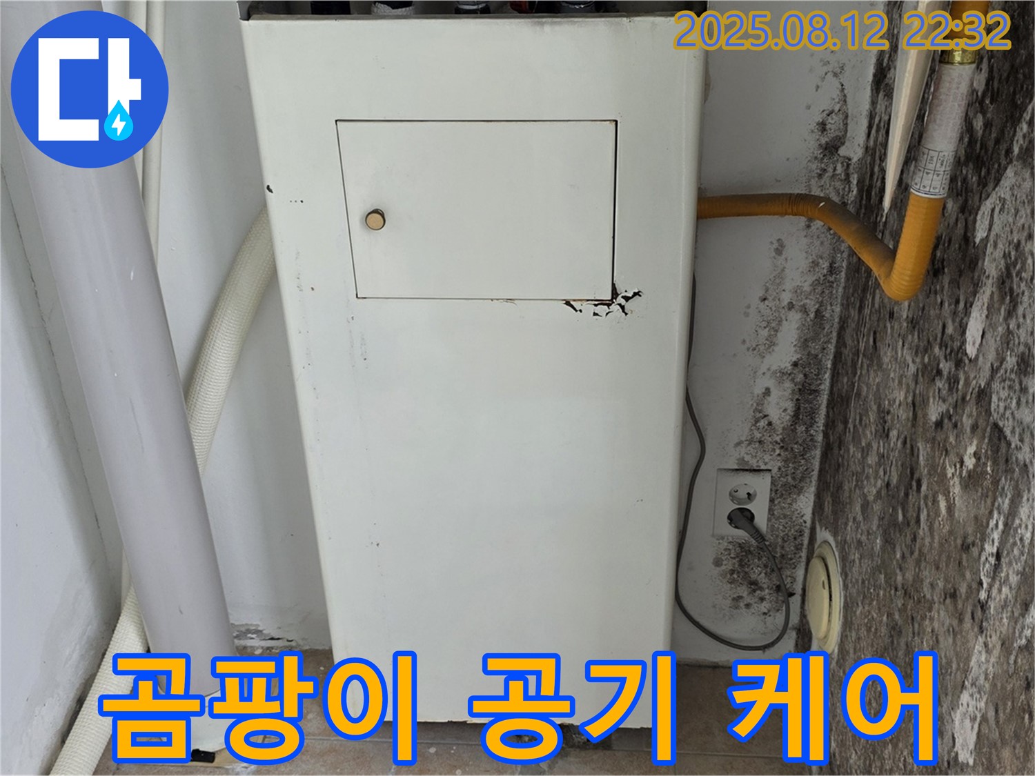 누수탐지 후 곰팡이 제거 및 실내 공기 케어 - 건강한 공간으로!