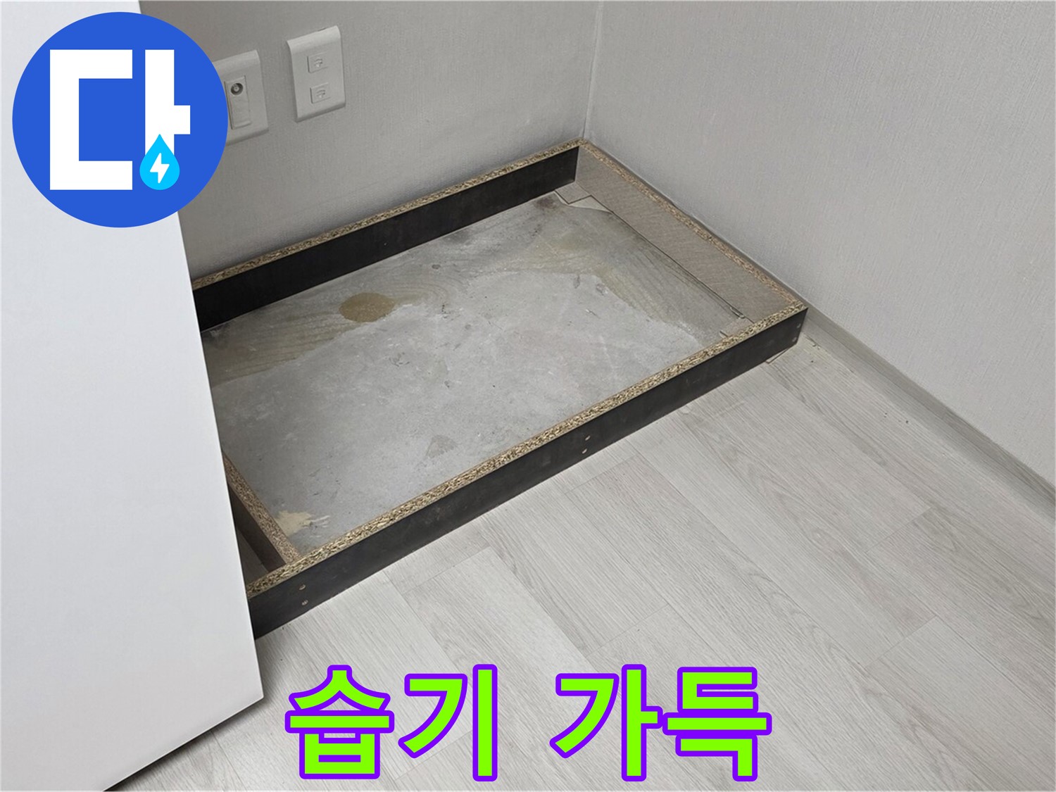 습기 가득 - 곰팡이 위험