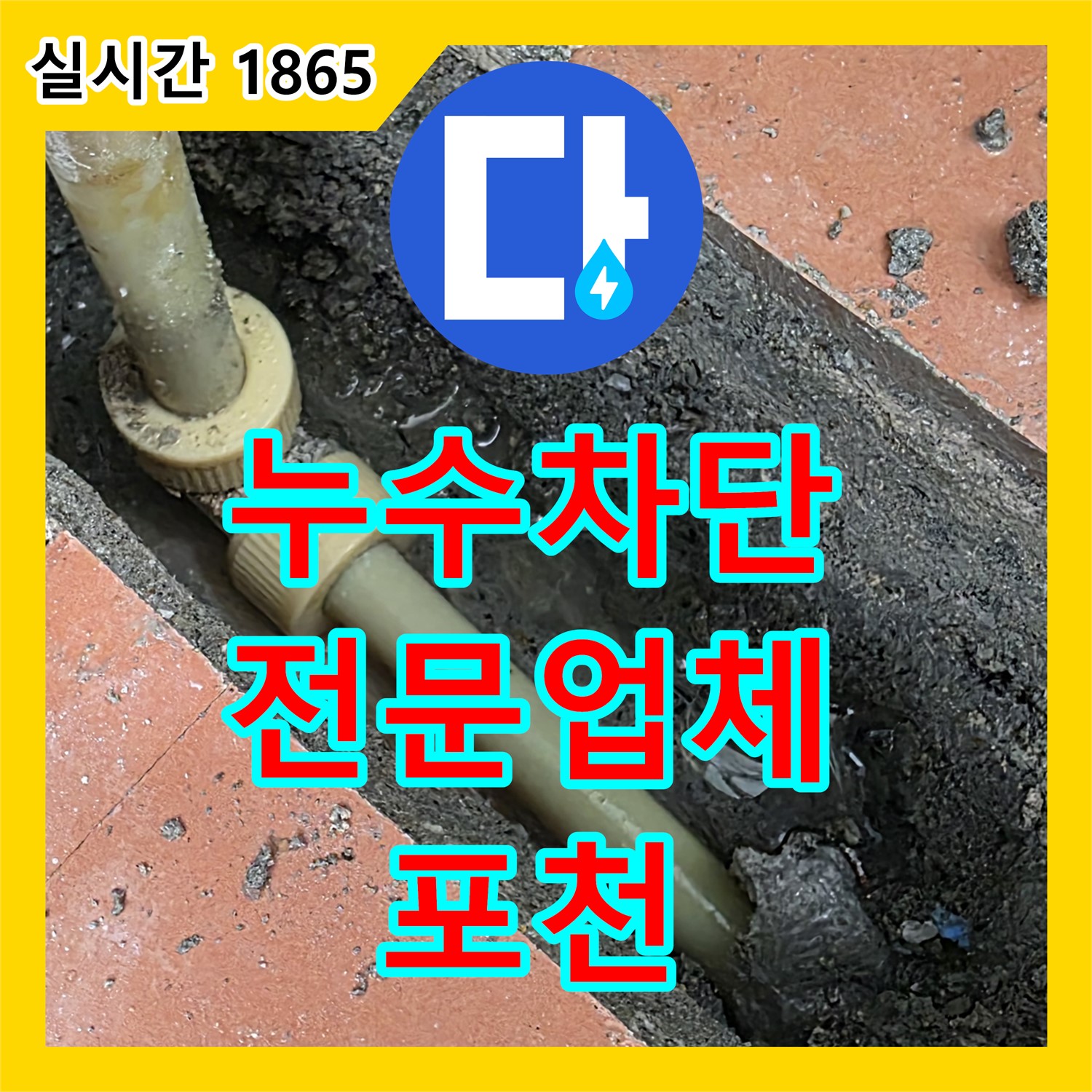 포천시 누수전문업체, 영중면 베네치아 아파트 누수 완벽 차단