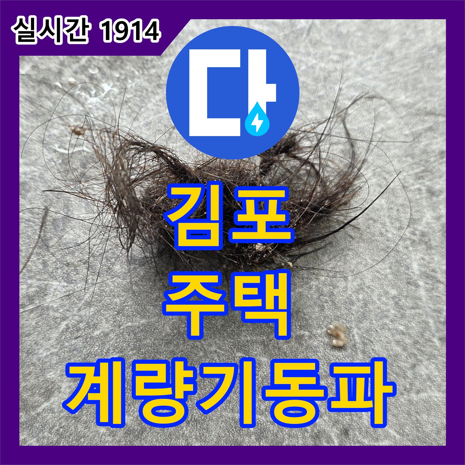 누수전문, 김포 00동 주택, 수도 계량기 동파, 신속하게 해결 완료