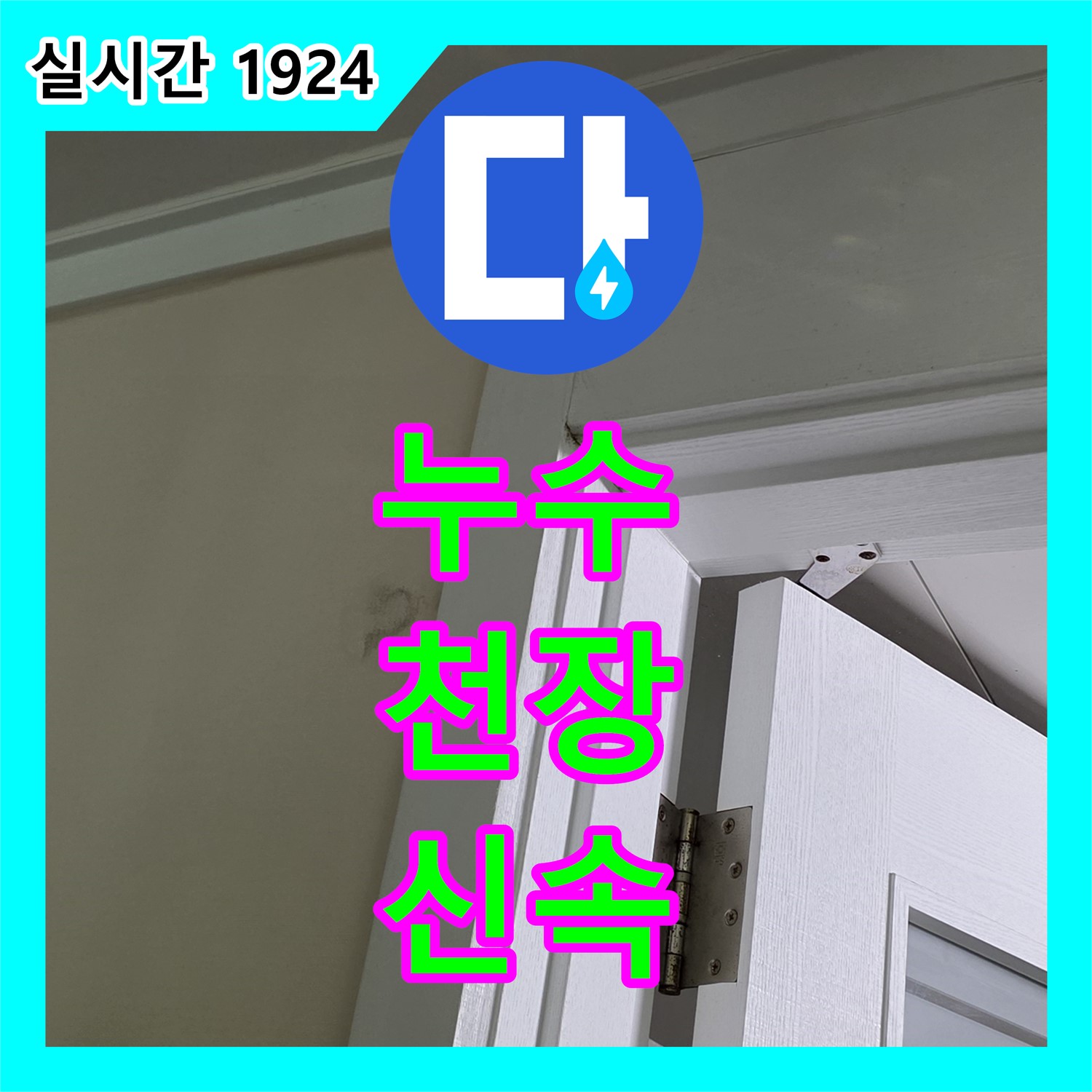 누수업체, 문틀 위 천장 누수, 신속한 탐지와 보수