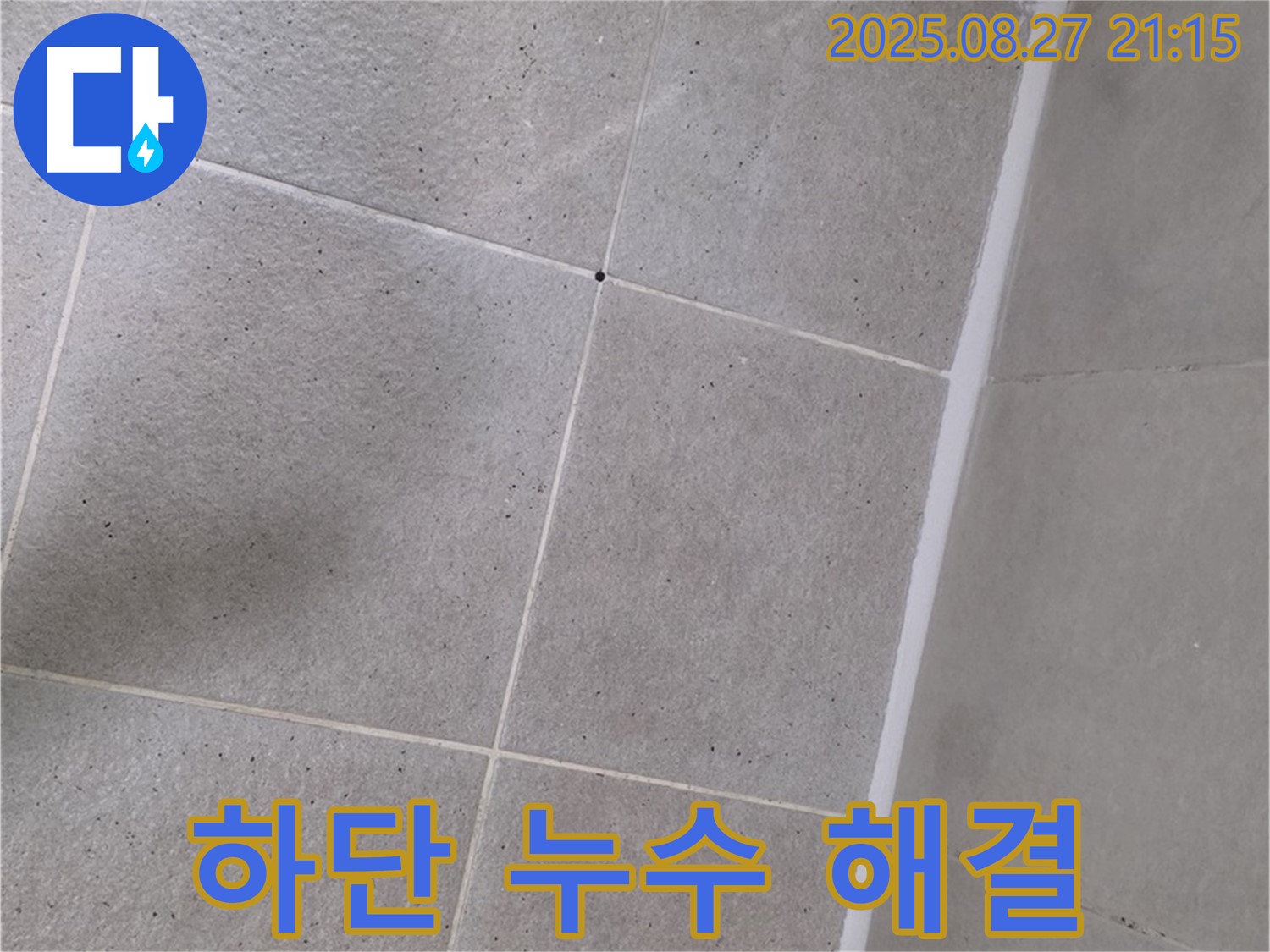 샤워부스 하단 누수 - 곰팡이 제거 후 실리콘 재시공으로 완벽하게 해결!