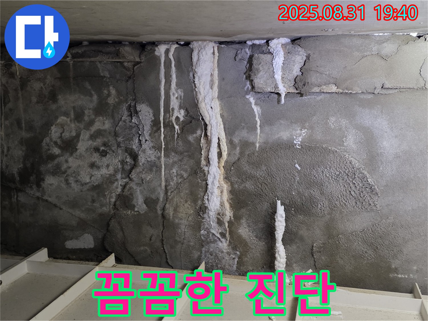 분당 아파트 지하 주차장 누수 - 꼼꼼한 진단으로 누수 원인을 정확하게 파악, 안전하고 쾌적한 환경 조성