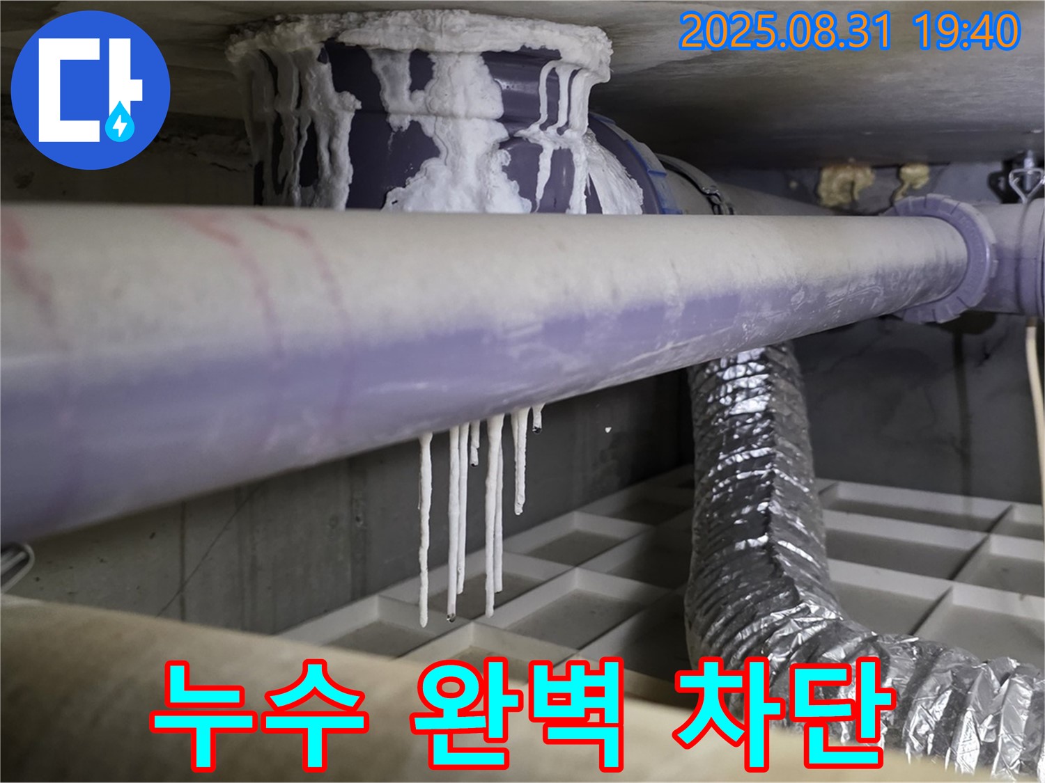 분당구 산운로 누수 - 석회수, 곰팡이, 악취 완벽 차단 - 쾌적한 공간으로