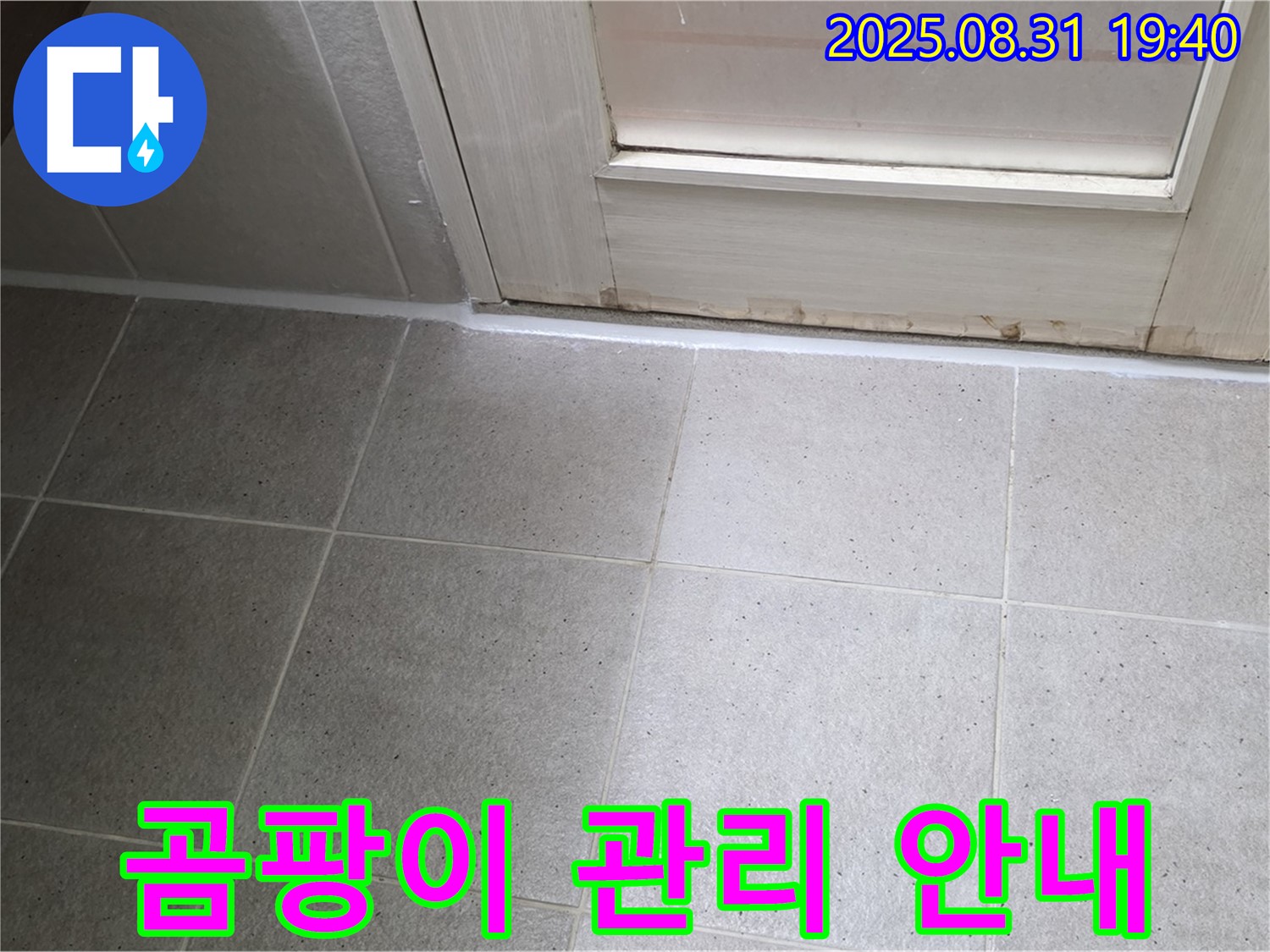 성남 분당 산운로 욕실 누수 - 실리콘 시공 후 곰팡이 관리 요령 안내