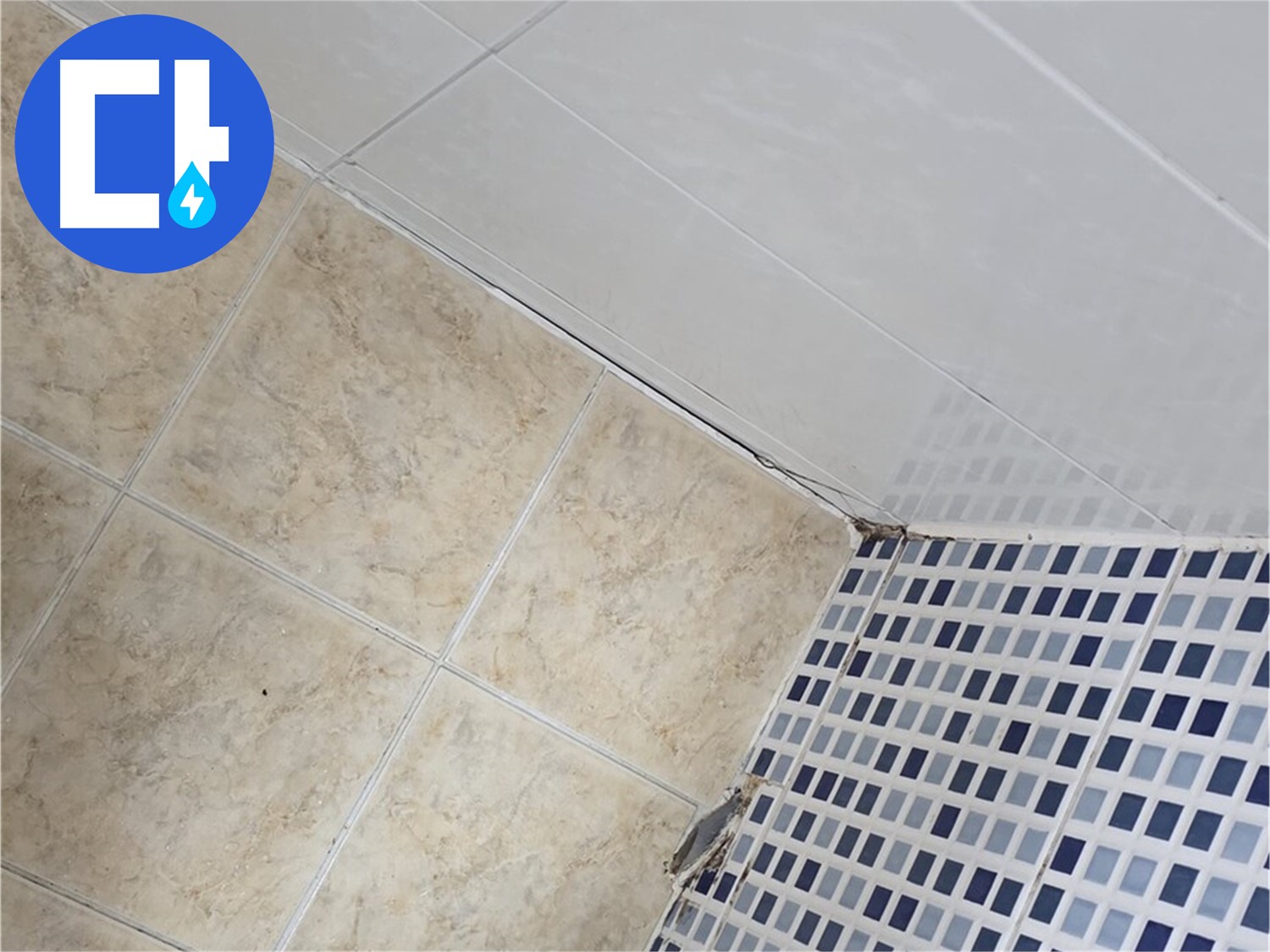 묵동 욕실 바닥과 벽면 사이 틈새 누수 - 실리콘 보수 및 곰팡이 방지 코팅