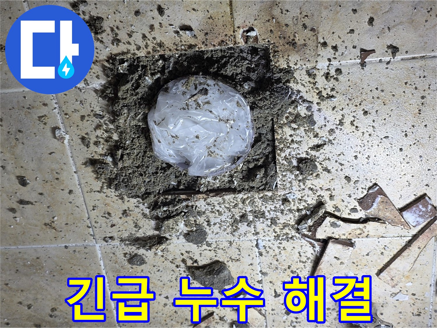 빠른 방문 - 긴급 누수 해결