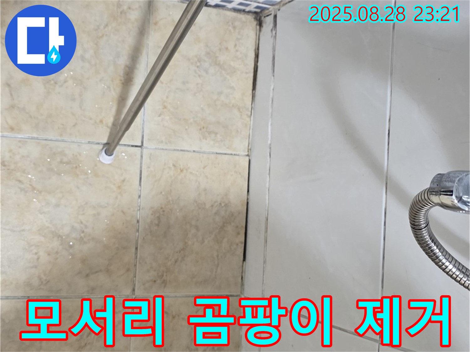 욕실 모서리 곰팡이 - 꼼꼼 시공으로 재발 방지