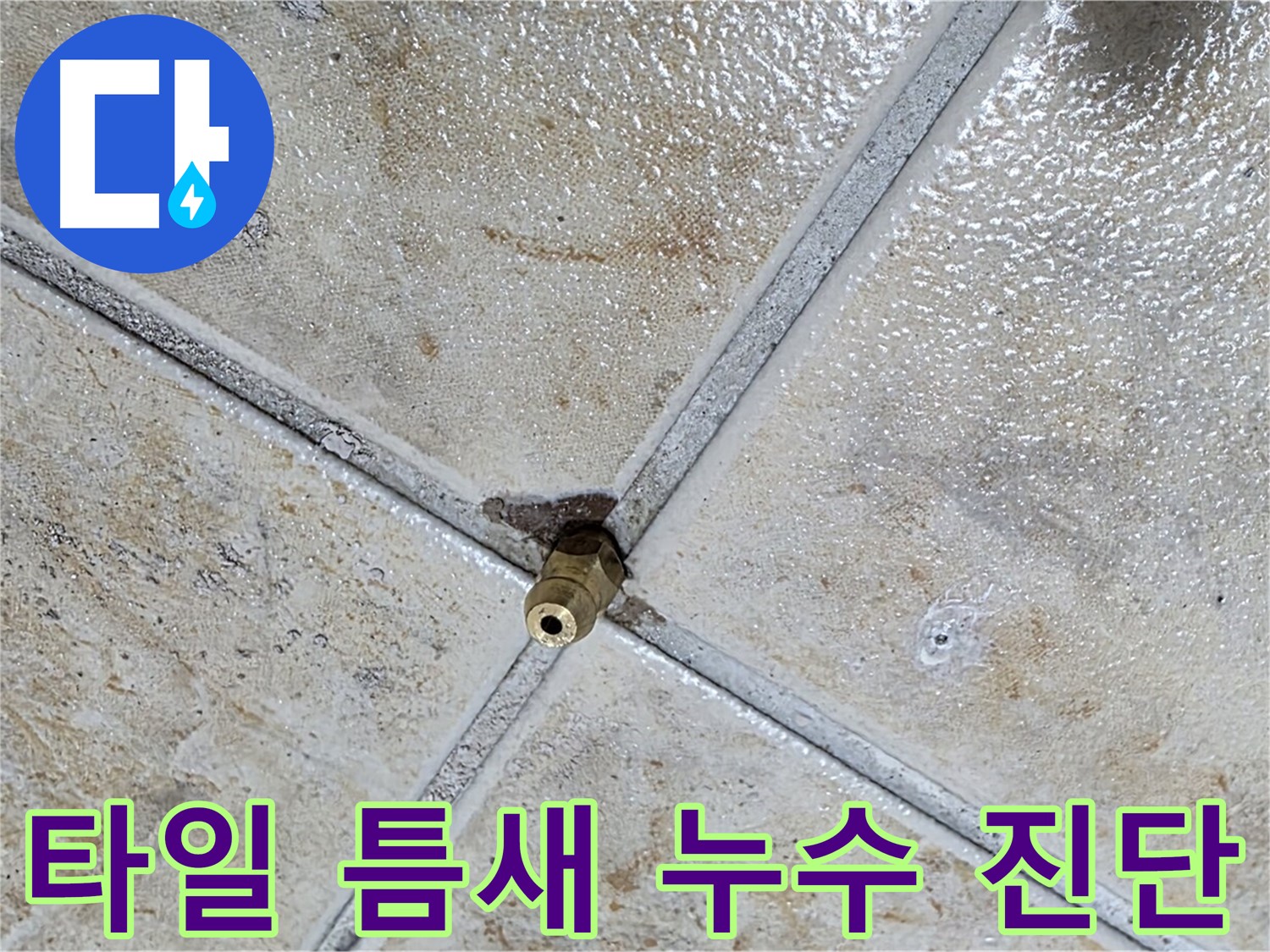 타일 틈새 누수 진단 - 숨겨진 원인을 찾아서