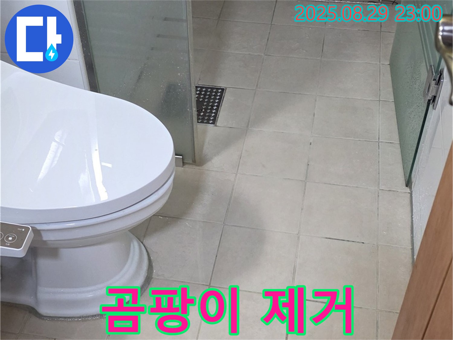 서광아침의빛아파트 변기 하부 틈새 곰팡이 - 누수 가능성 및 곰팡이 제거