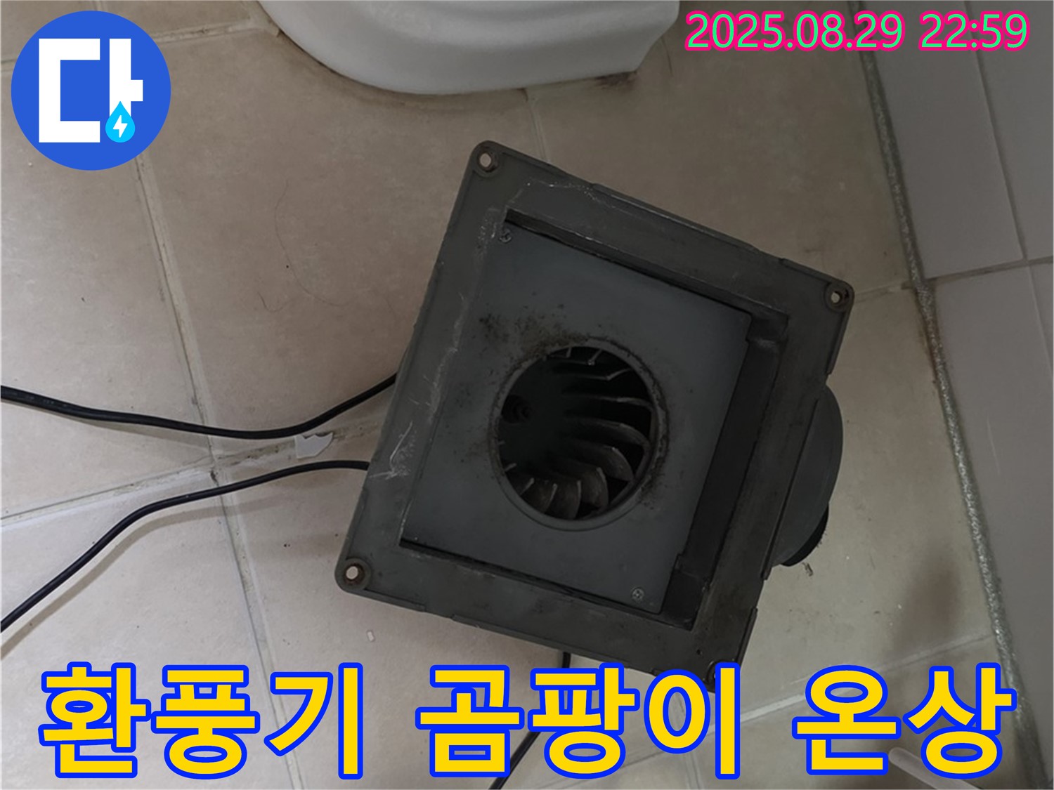 양주 서광아파트 - 욕실 환풍기 누수, 습기 가득한 곰팡이 온상!