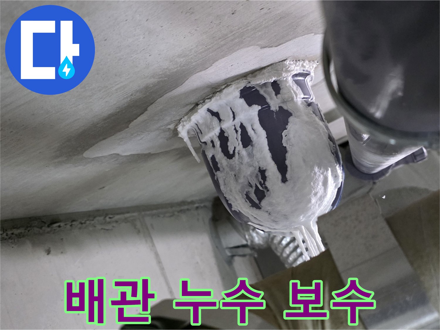 분당 운중동 누수 - 문제의 배관 연결 부위를 찾아 꼼꼼하게 수리