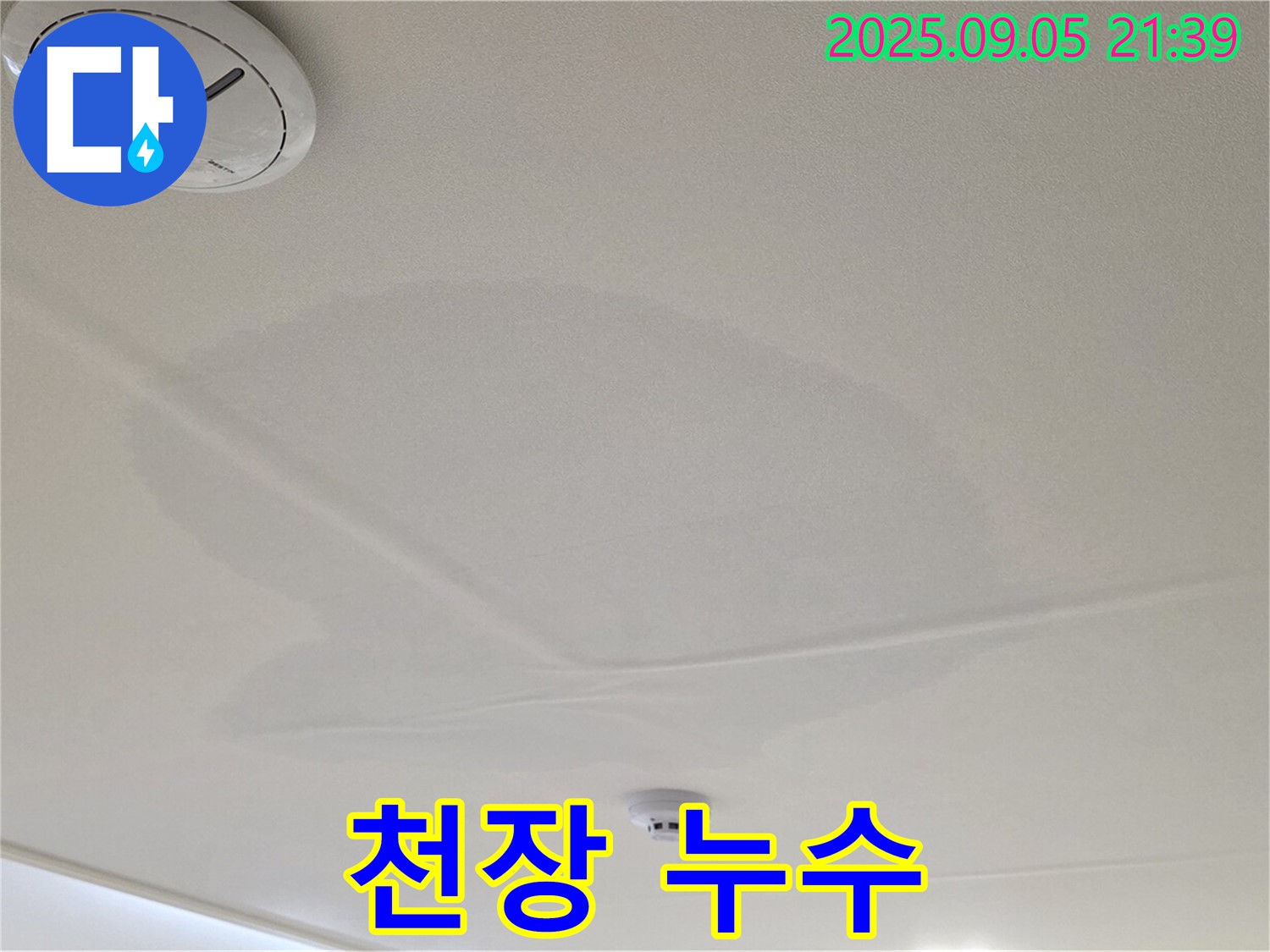 사가정 센트럴아이파크 누수 - 젖은 천장, 긴급 해결 필요