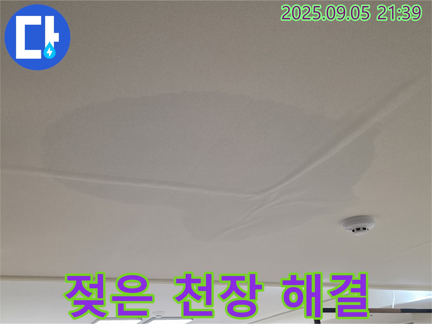 사가정 센트럴아이파크 아파트 누수 - 젖은 천장 긴급 해결