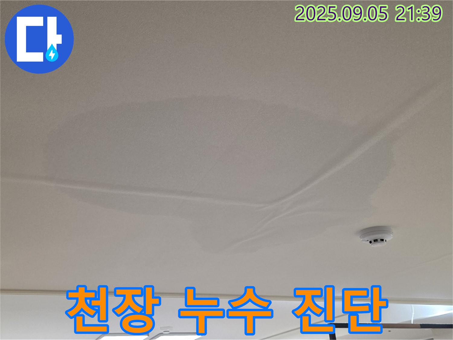 중랑구 면목동 아파트 누수 - 천장 누수 진단, 젖은 천장