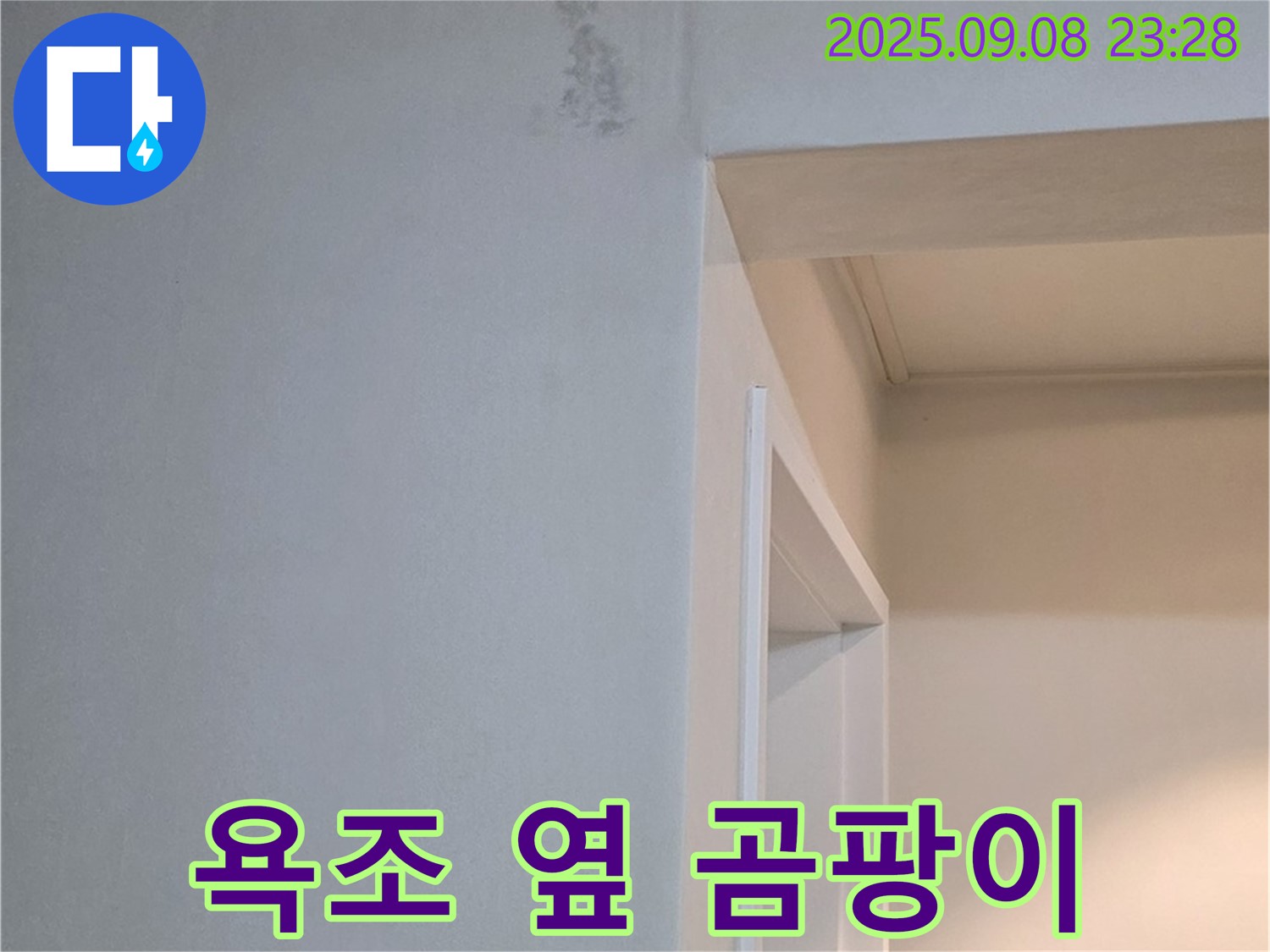 욕조 옆 곰팡이 - 완벽 제거, A/S 책임 보장