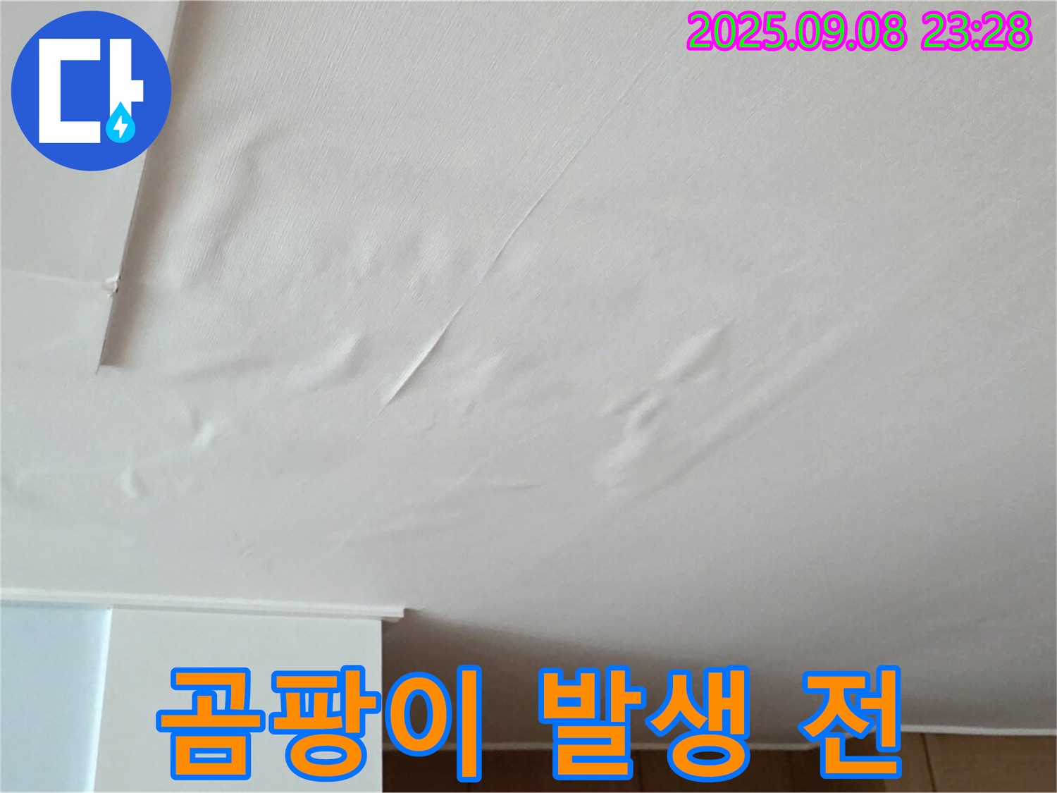 천장 누수 해결 - 곰팡이 발생 전에 누수 문제 긴급 해결 완료