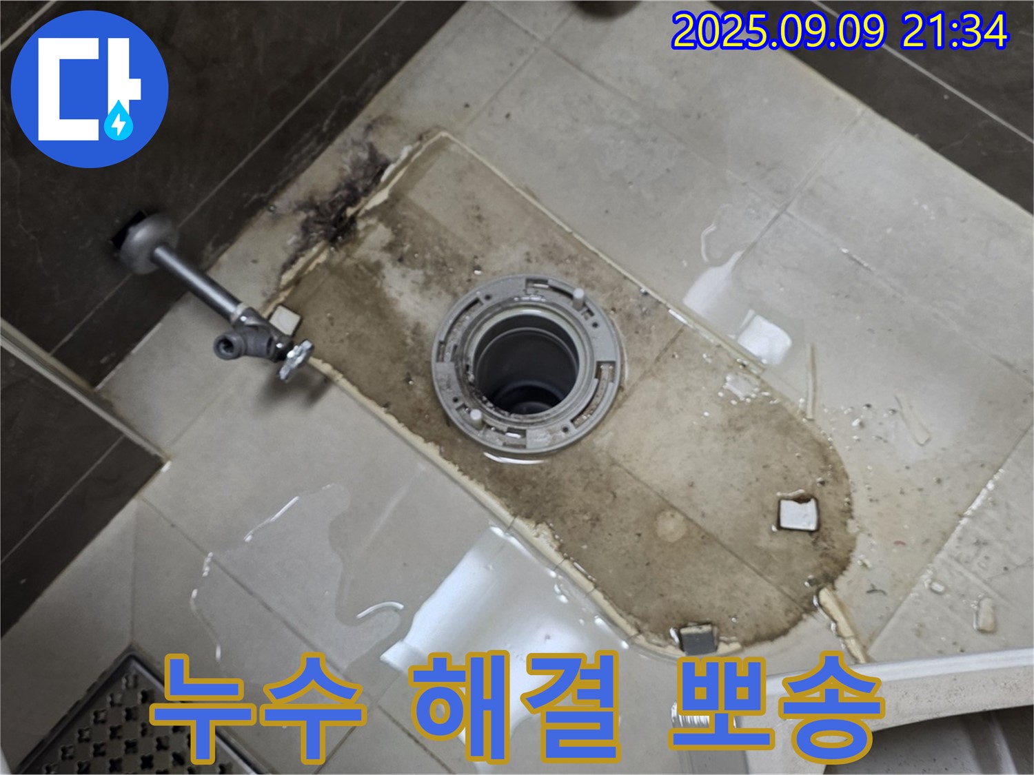 옥정동 율정마을 아파트 누수 - 변기 밑에 물이 줄줄, 누수 잡고 뽀송뽀송하게!