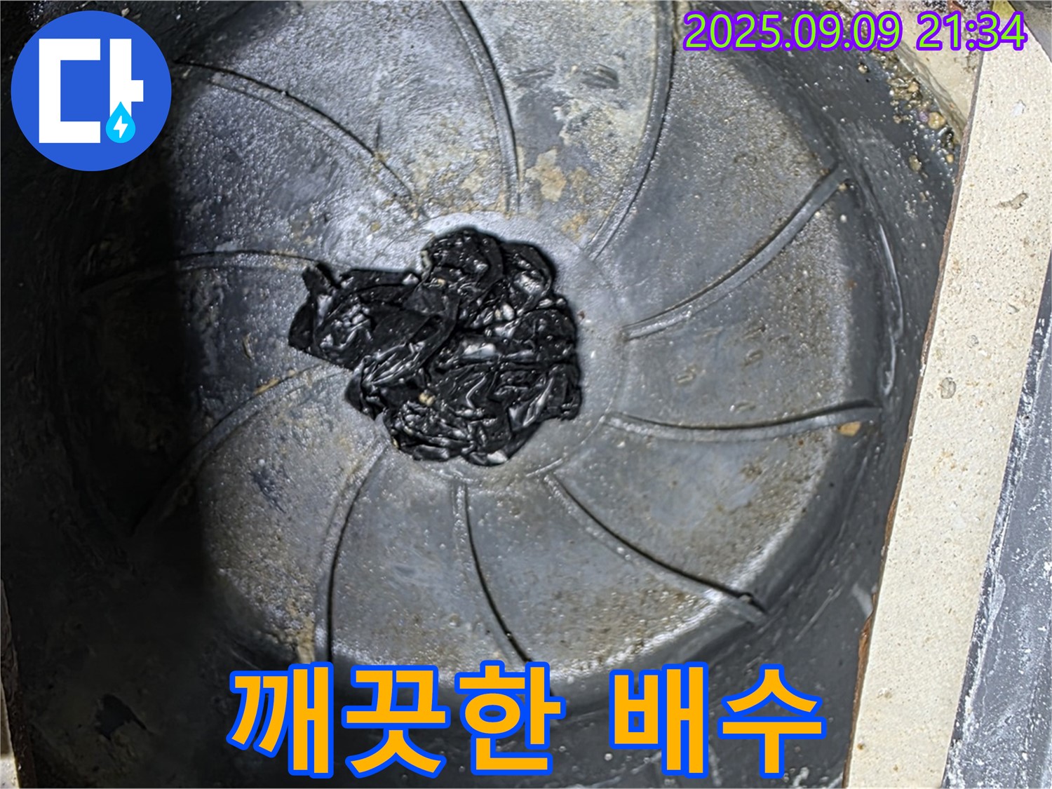 제거된 하수구 막힘 - 깨끗한 배수