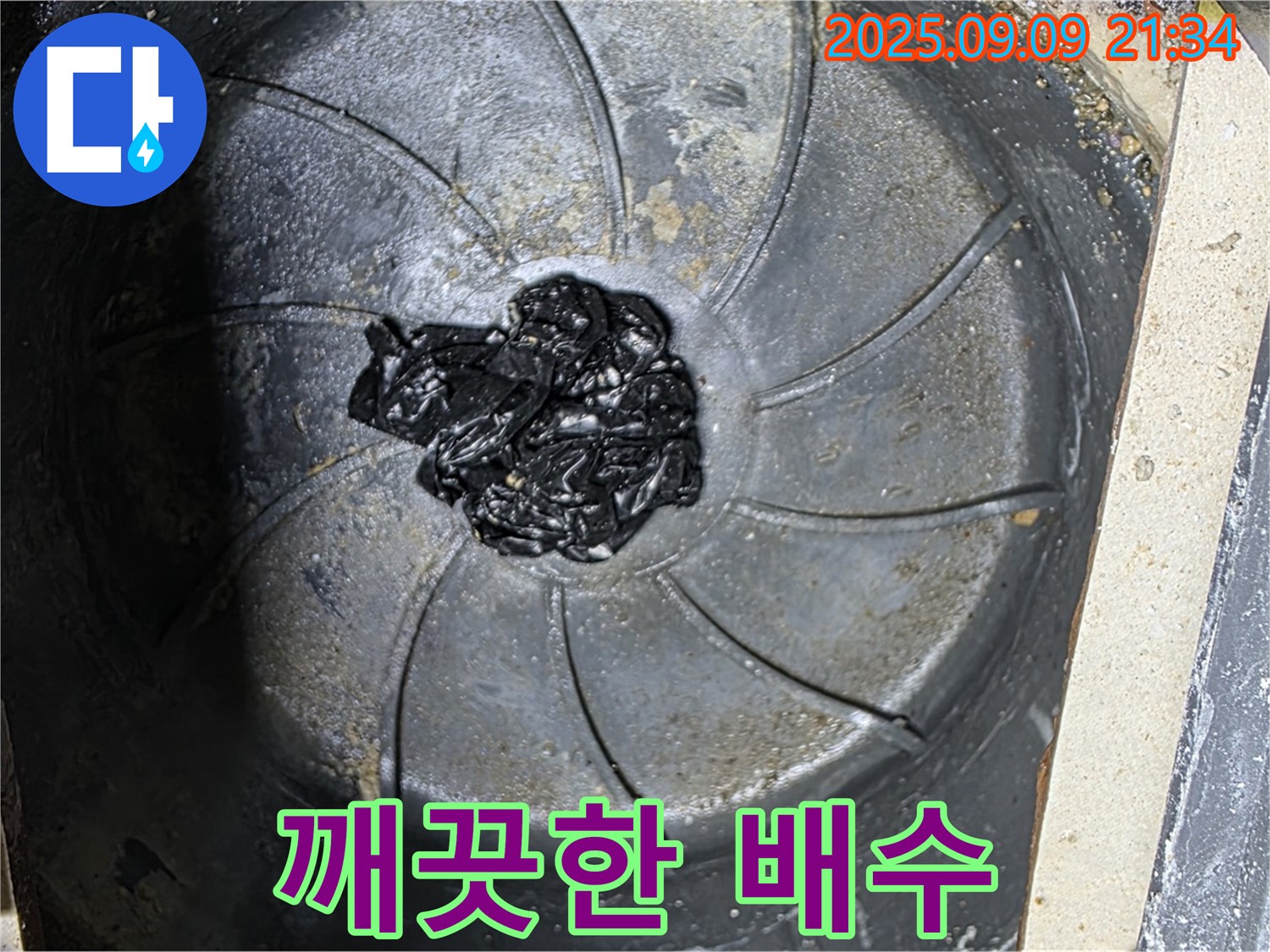 제거된 하수구 막힘 - 깨끗한 배수