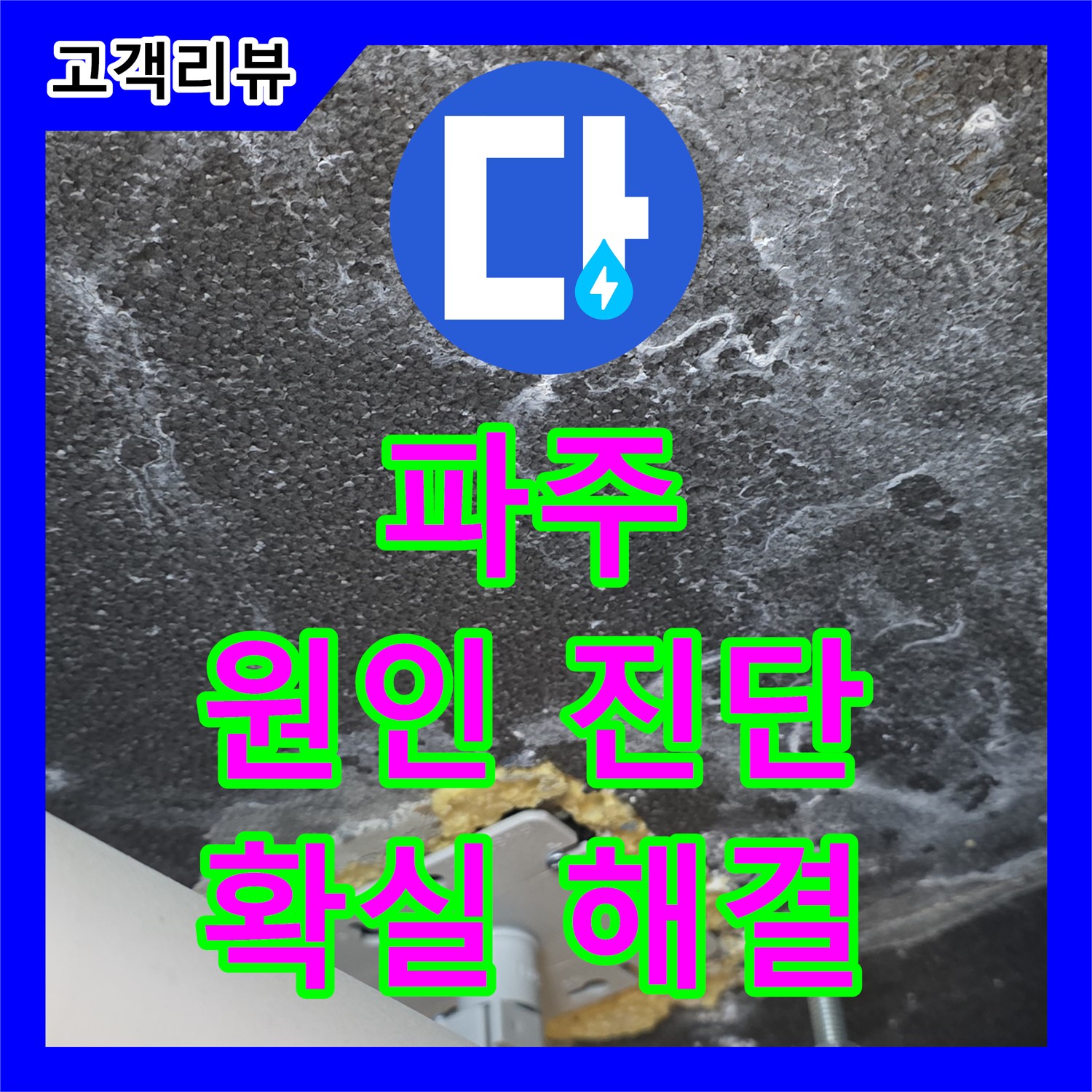 파주 동패, 누수탐지 전문가가 찾아낸 완벽 해결