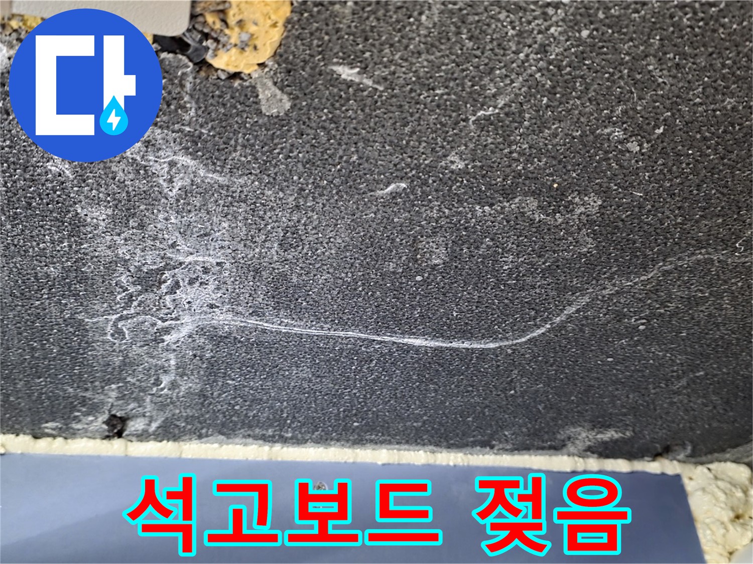 파주 동패동 아파트 천장 누수 - 석고보드 젖음, 범위 측정