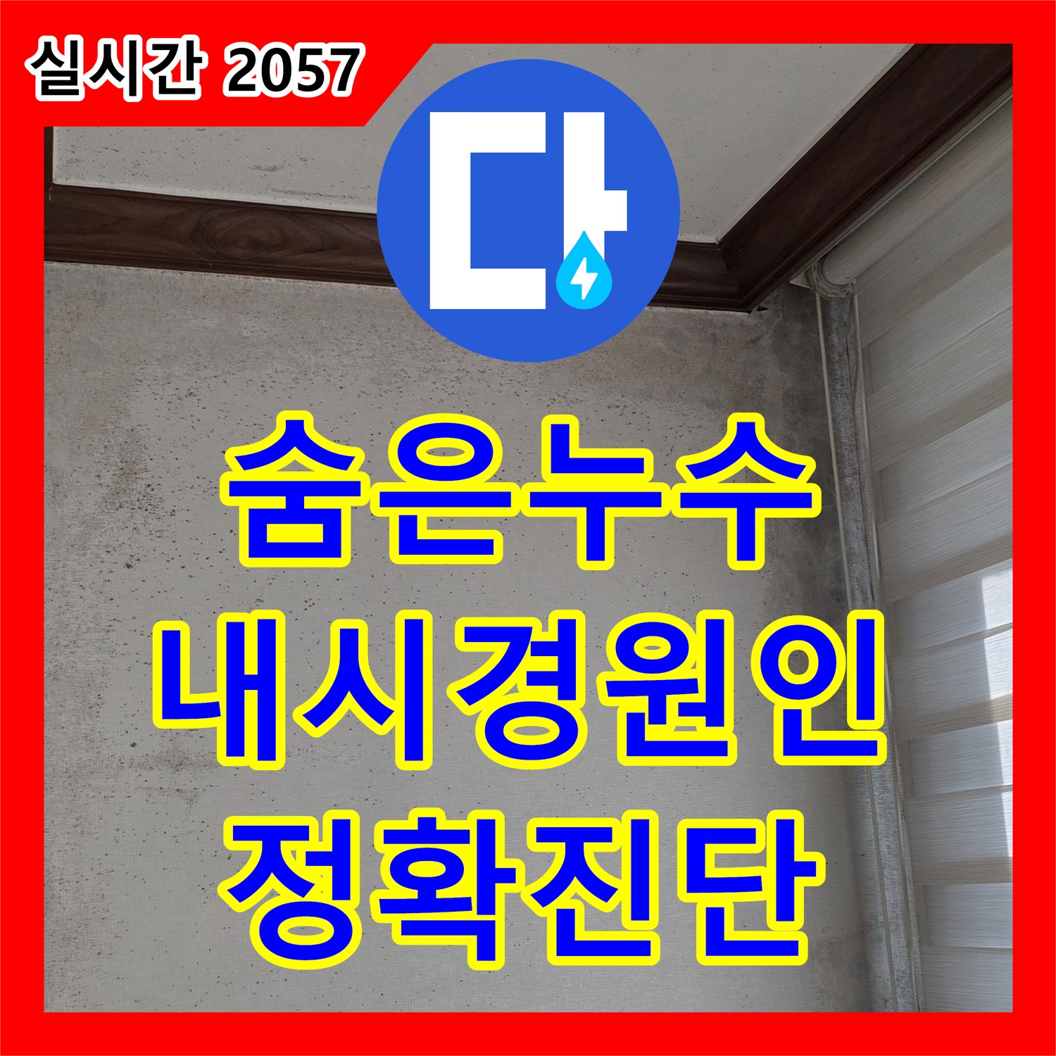 누수전문, 숨어있는 누수! 내시경으로 원인 찾기