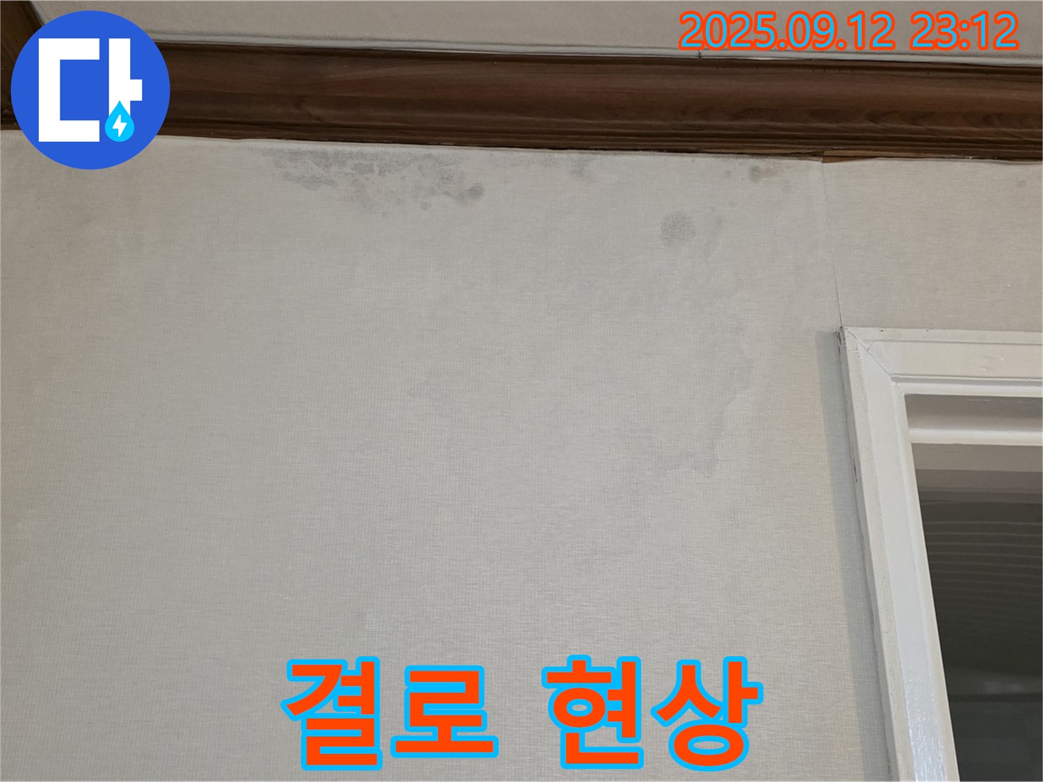 중계동 현대5차 아파트 벽 얼룩 - 겨울철 결로 현상, 누수와 구분!