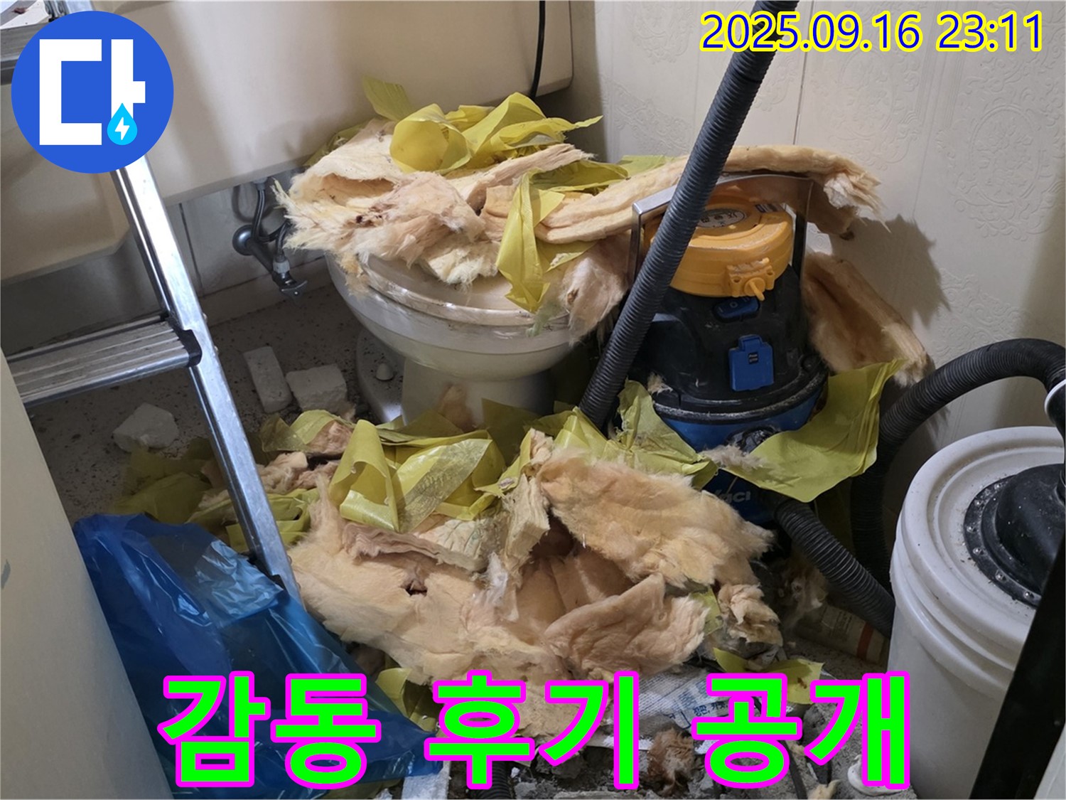 새절역 현대아파트 누수 - 고객 감동 후기 공개