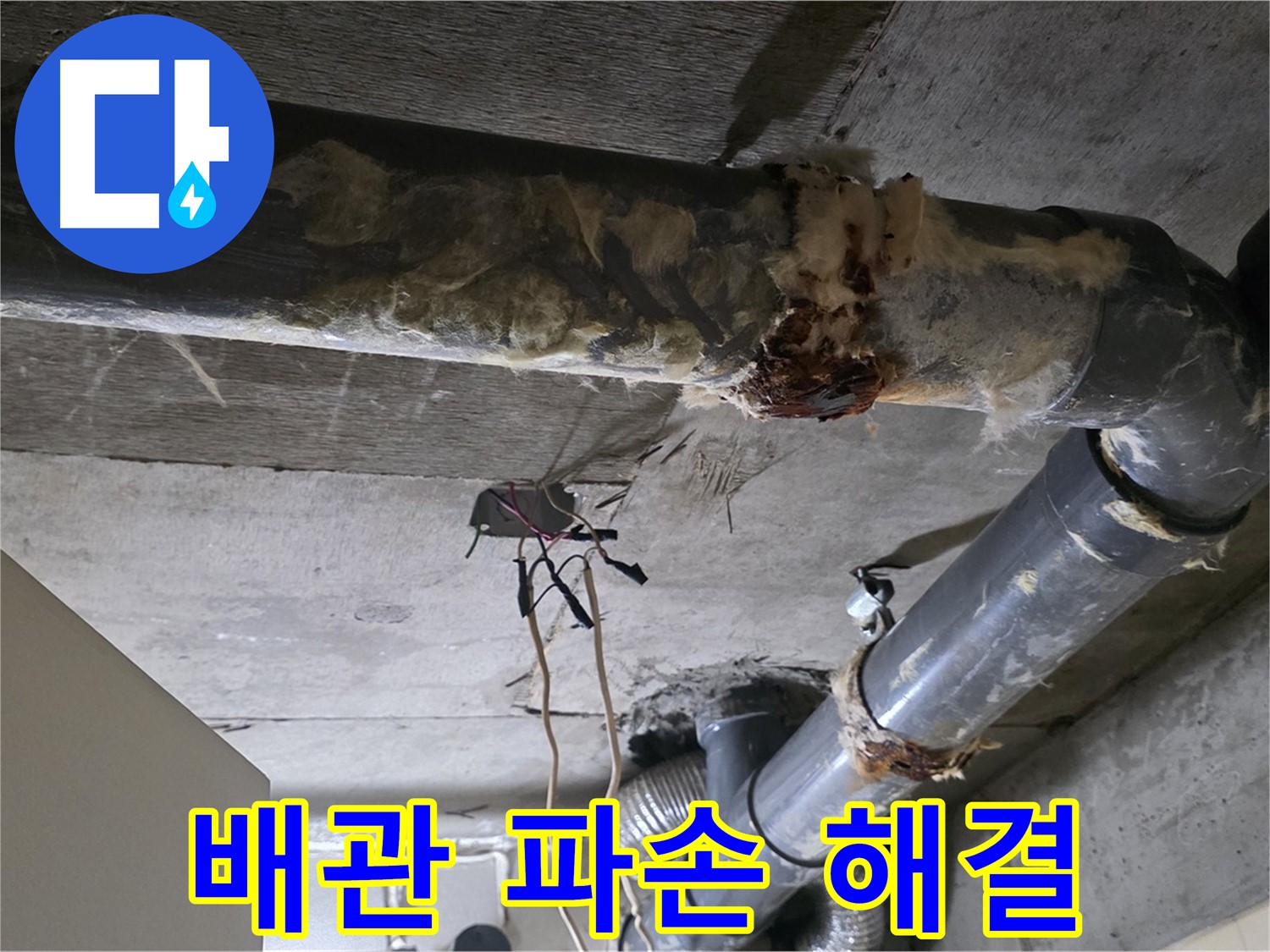 새절역 현대아파트 누수 - 오수 배관 파손 누수 해결