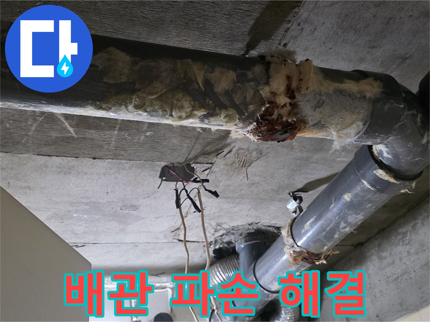 새절역 현대아파트 누수 - 오수 배관 파손 누수 해결