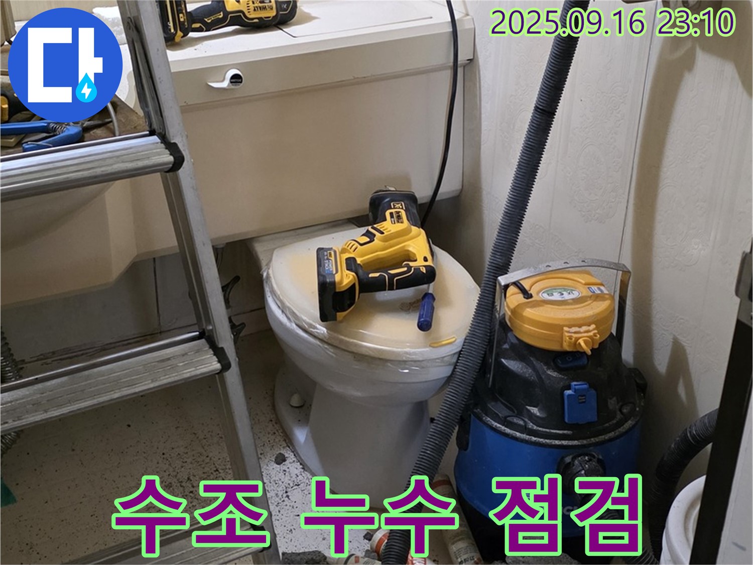 수조 점검 - 꼼꼼하게 확인