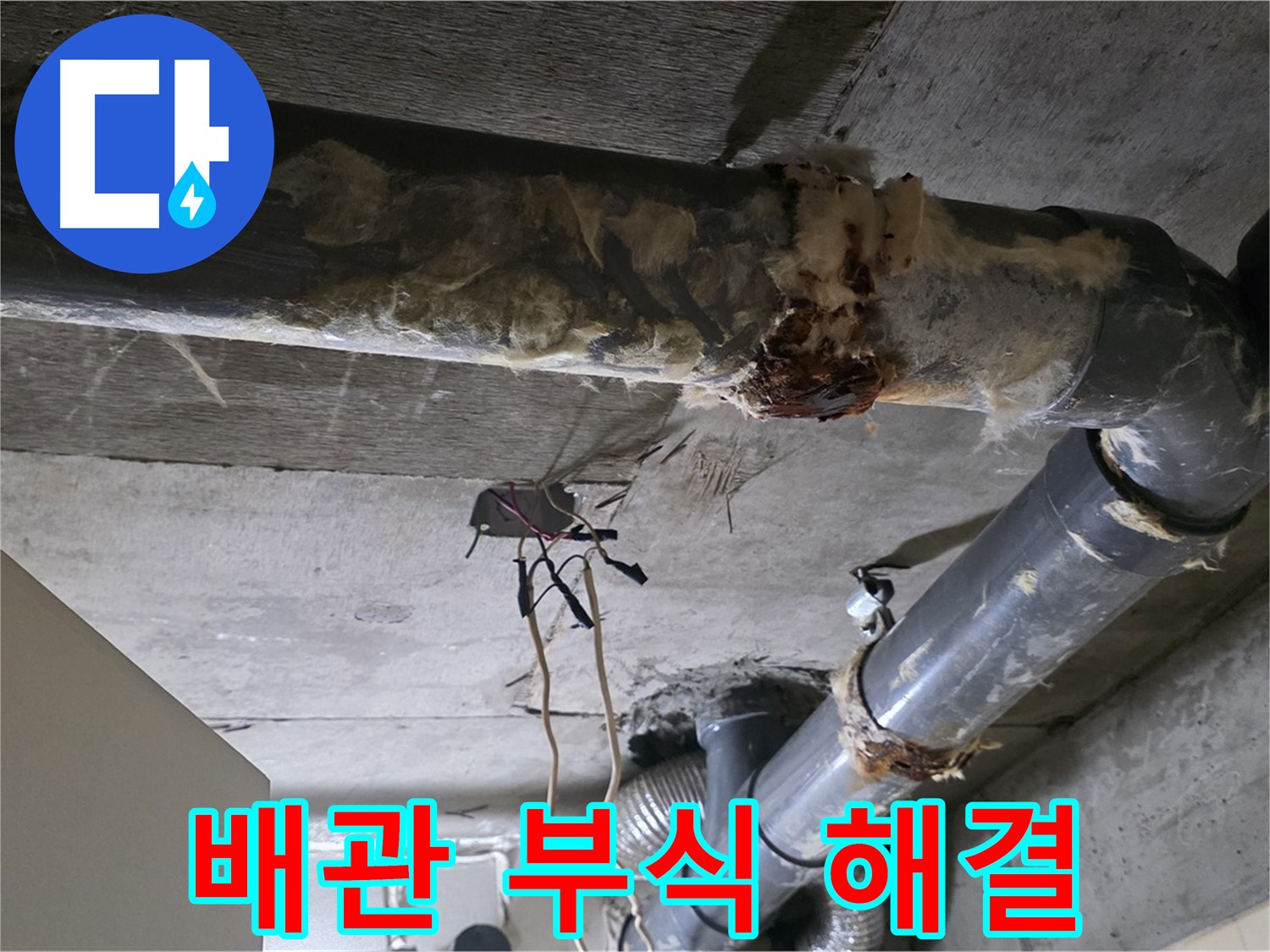 은평구 신사동 누수 - 오수 배관 부식 긴급 해결