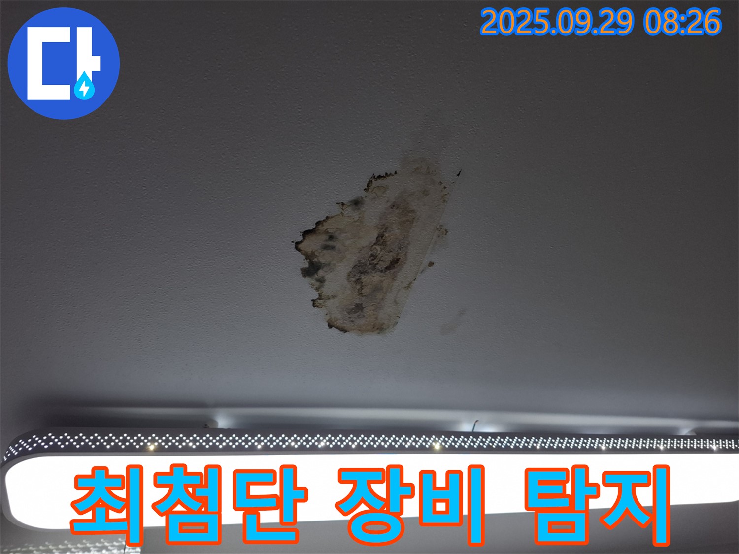 천장 누수 - 최첨단 장비 - 정확한 위치 탐지