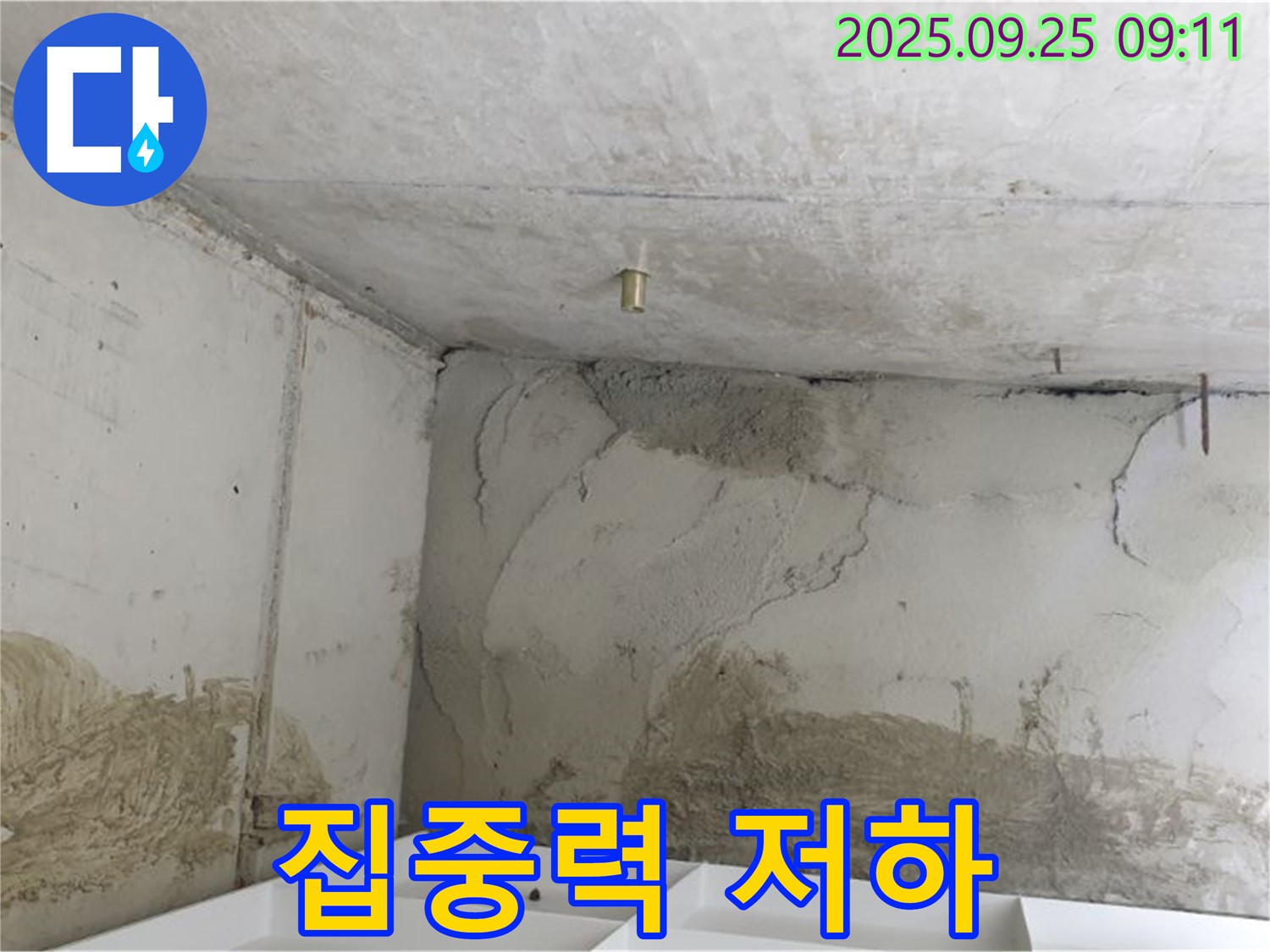 양주시 백석읍 연곡리 누수 - 곰팡이 냄새 - 집중력 저하