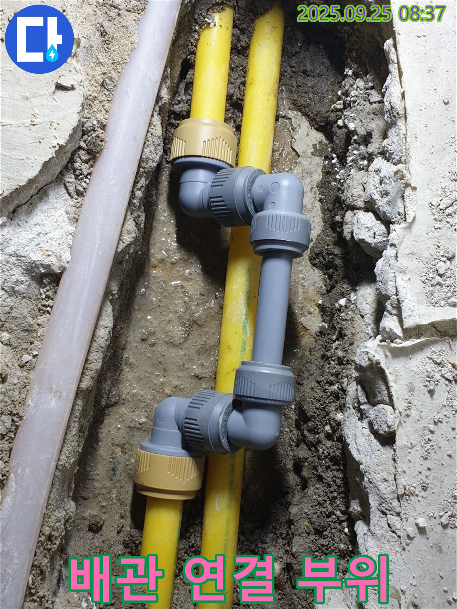 양주시 백석읍 연곡리 누수 - 노후된 배관 연결 부위 교체 작업으로 누수 완벽 차단!