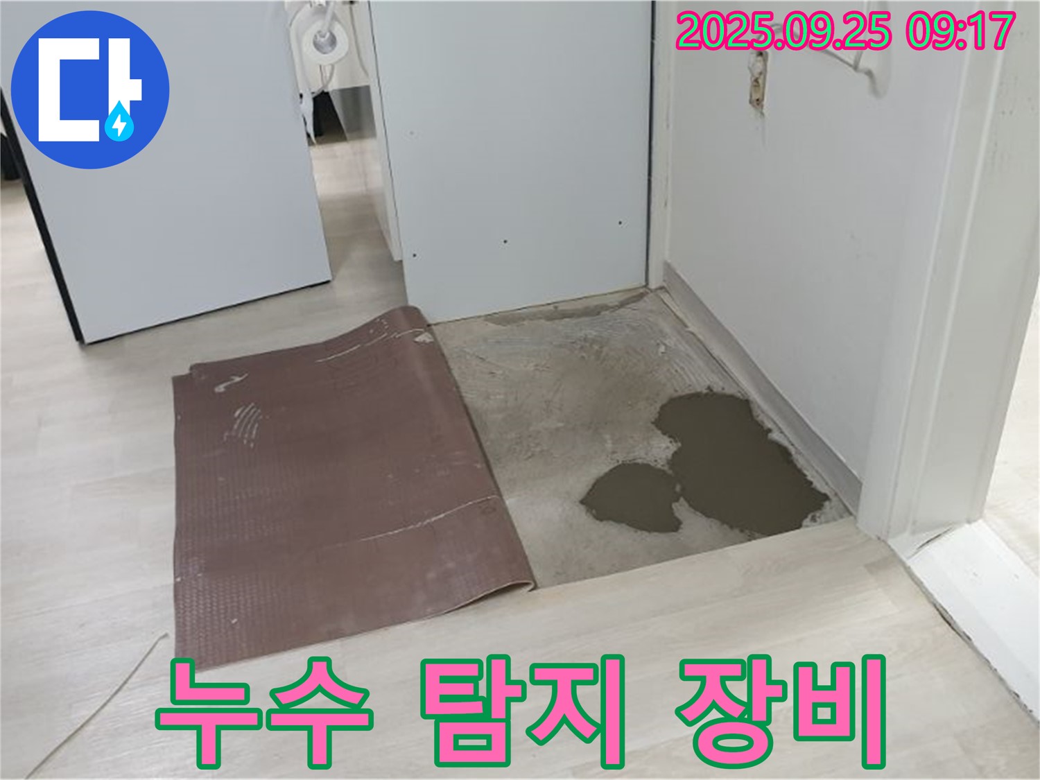 양주시 백석읍 연곡리 누수 - 누수 탐지에 사용된 전문 장비