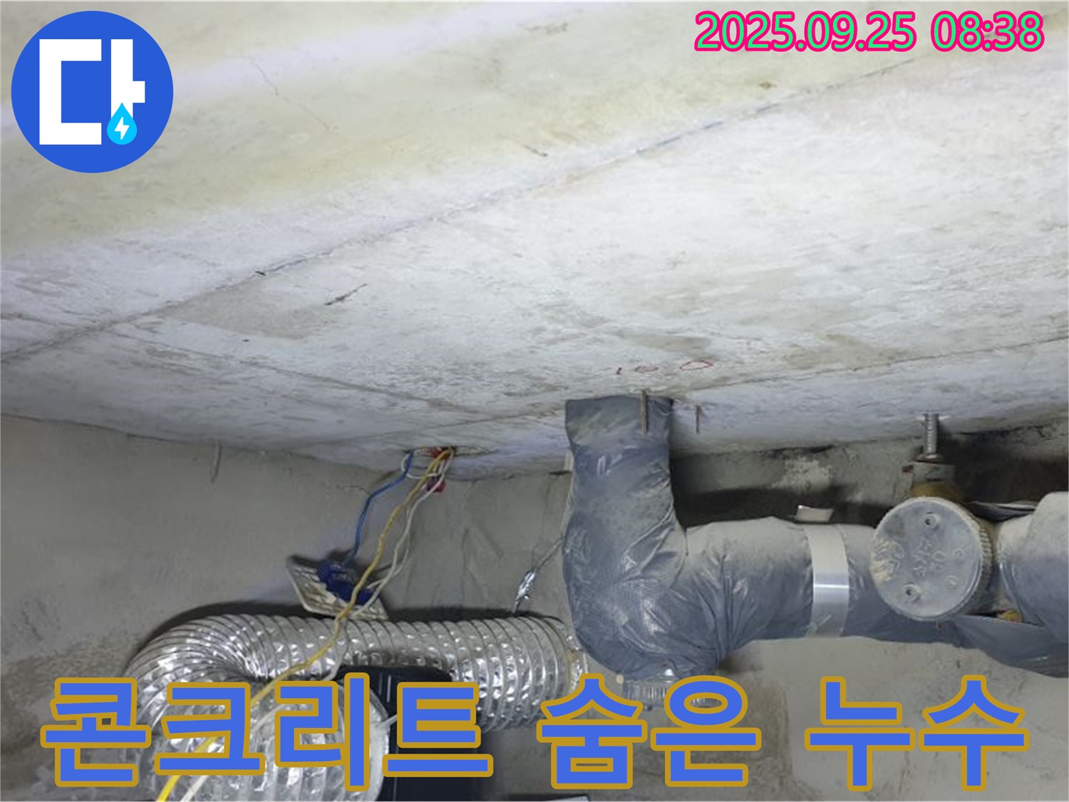 양주시 백석읍 연곡리 누수 - 콘크리트 천장 속 숨은 누수 찾기