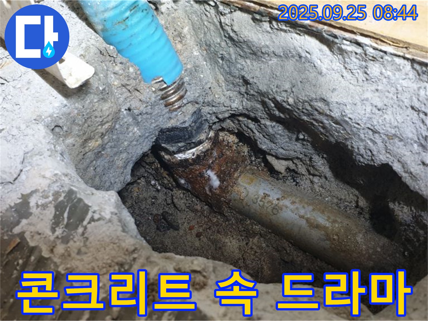 양주시 백석읍 홍죽리에서 콘크리트 속에 잠든 배관 - 누수 해결의 드라마를 시작합니다.