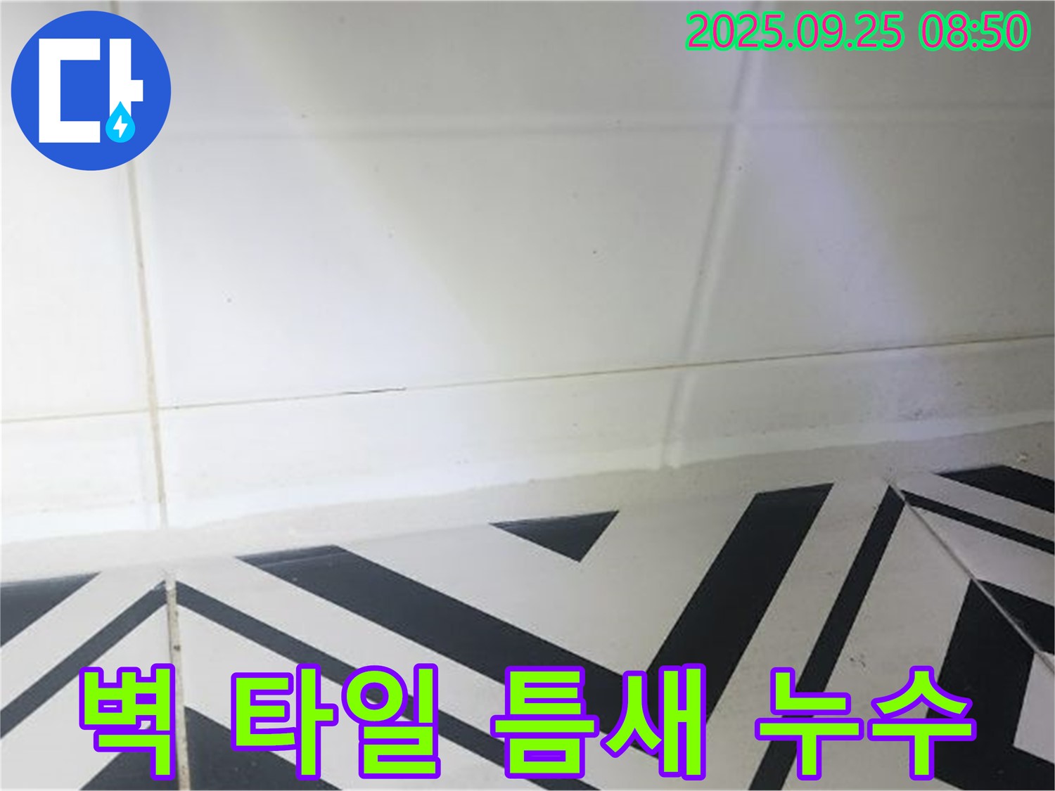 양주시 백석읍 오산리 벽 타일 틈새 누수 - 꼼꼼한 시공으로 누수 걱정 없이!