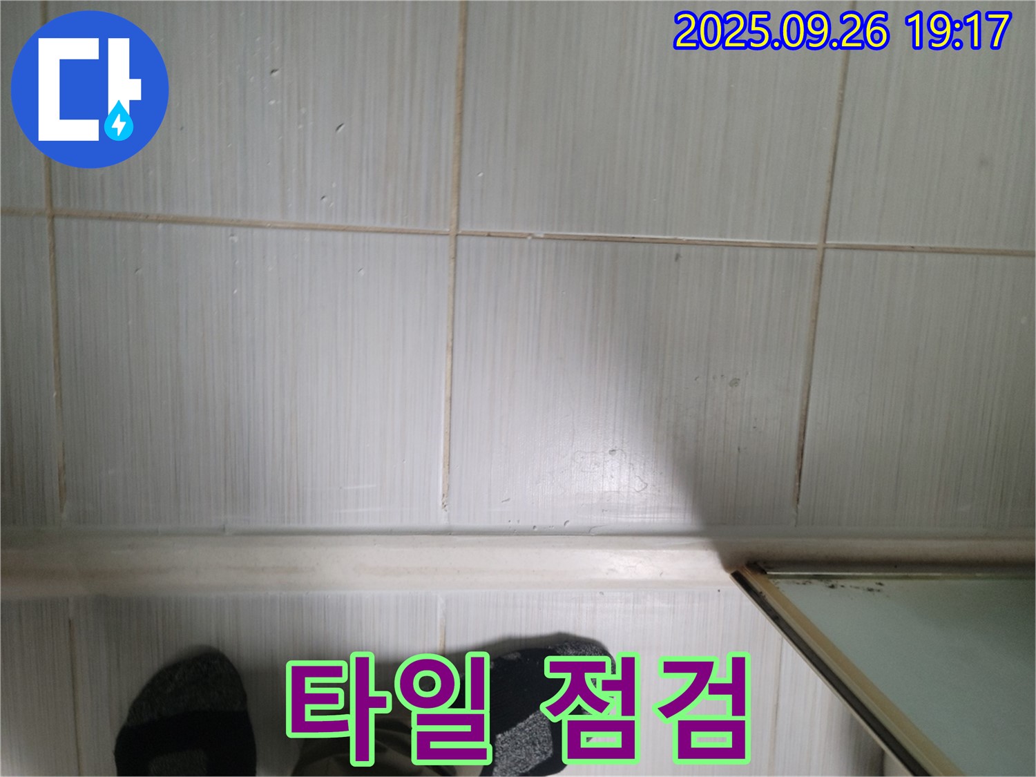 동두천 생연동 누수 - 최첨단 장비를 사용하여 타일 오염 상태를 점검하고 있습니다.