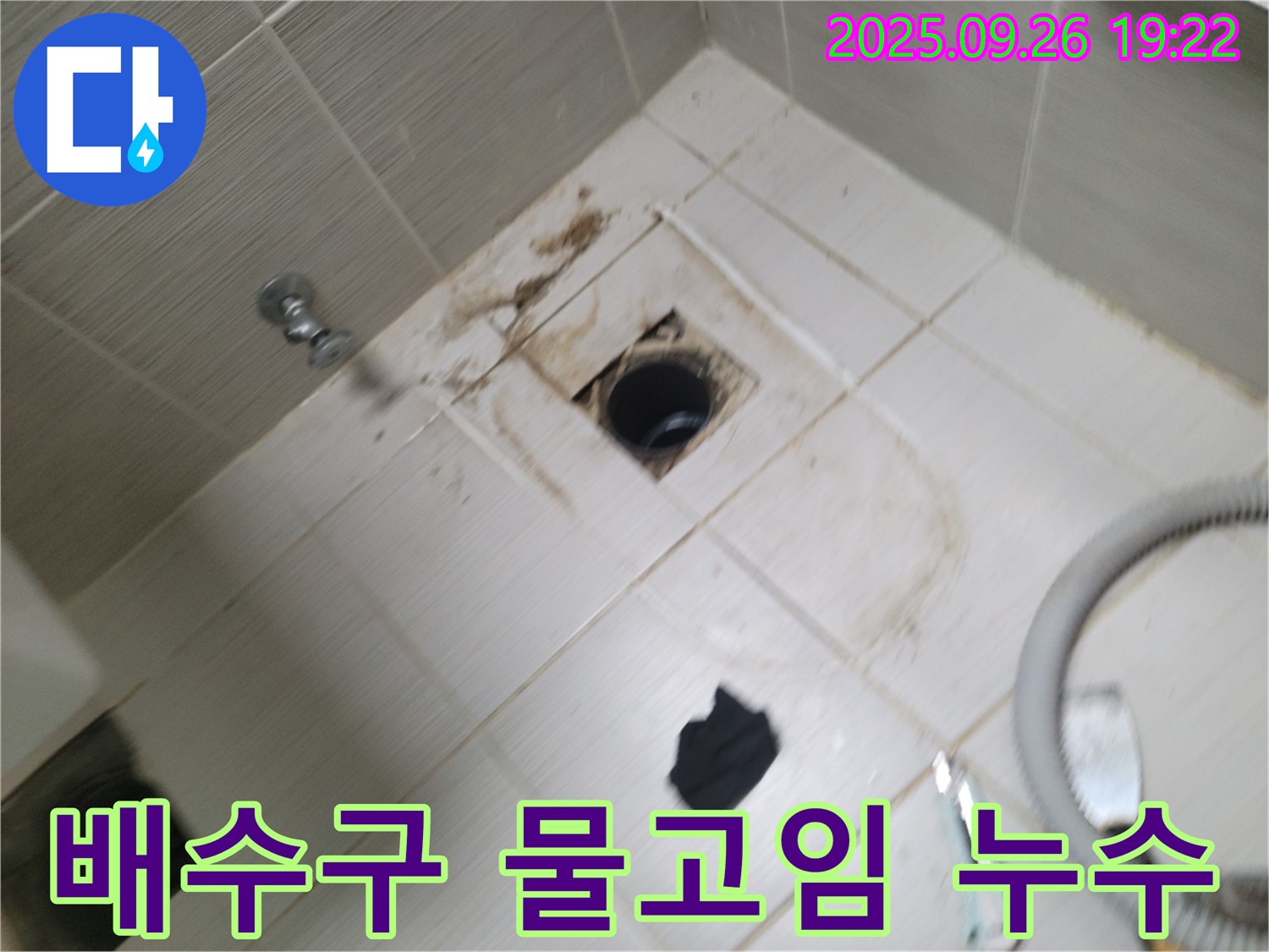 동두천 욕실 누수 - 배수구 물고임, 누수 연관성 진단 및 해결